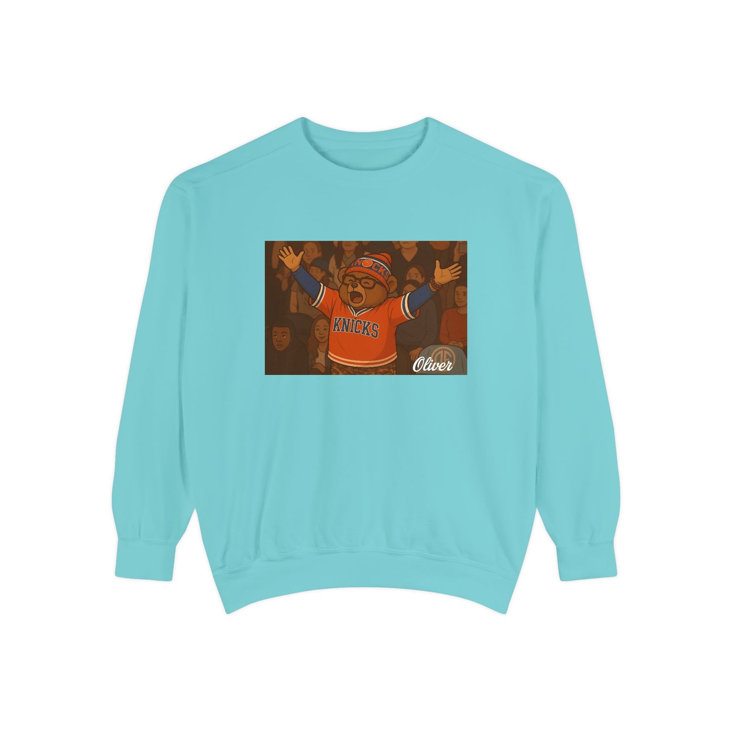 Oliver Outside Knicks Fan Crewneck – NYC Spirit in Every Stitch