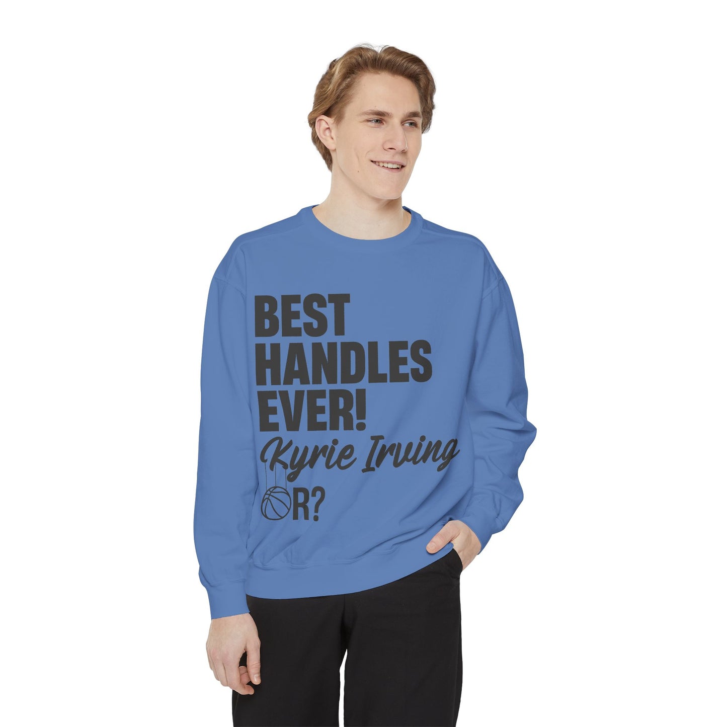đ Best Handles Ever? Kyrie Irving Sweatshirt â G.O.A.T. Talk Tees Collectorâs Edition