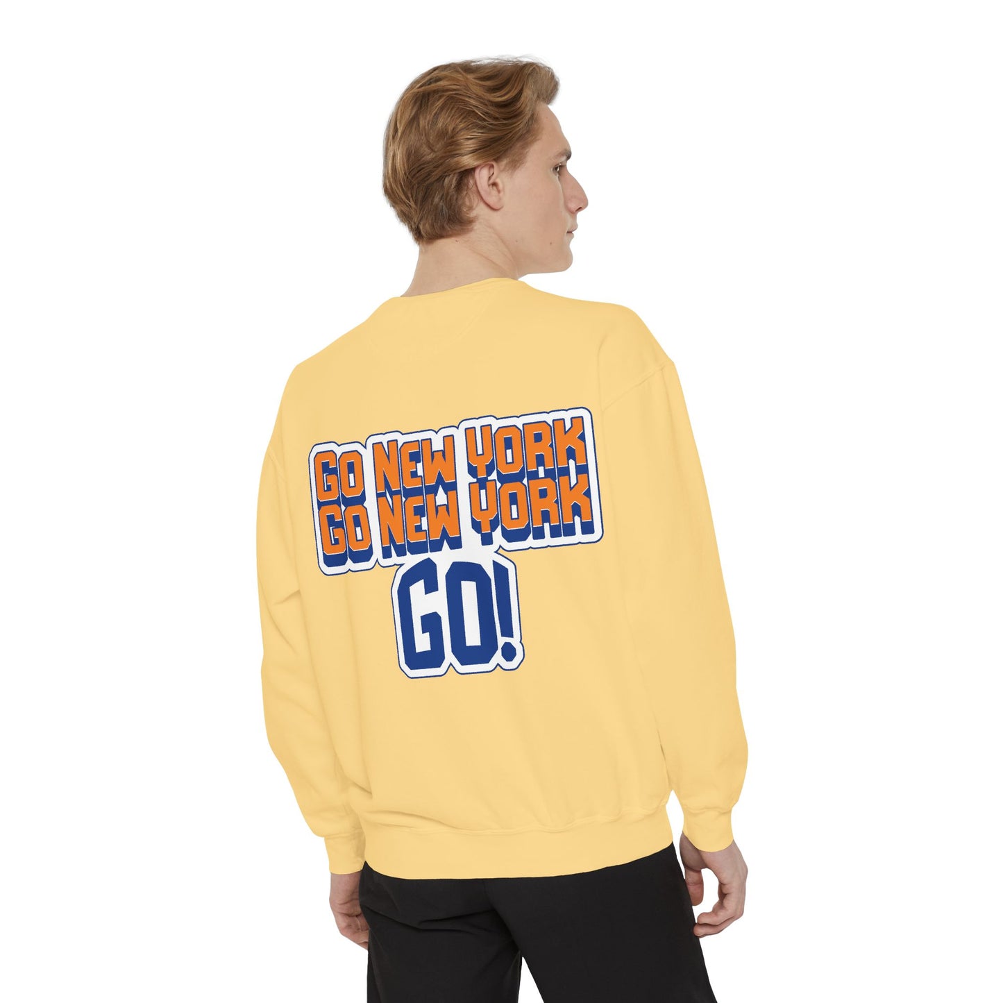 Oliver Outside Knicks Fan Crewneck – NYC Spirit in Every Stitch