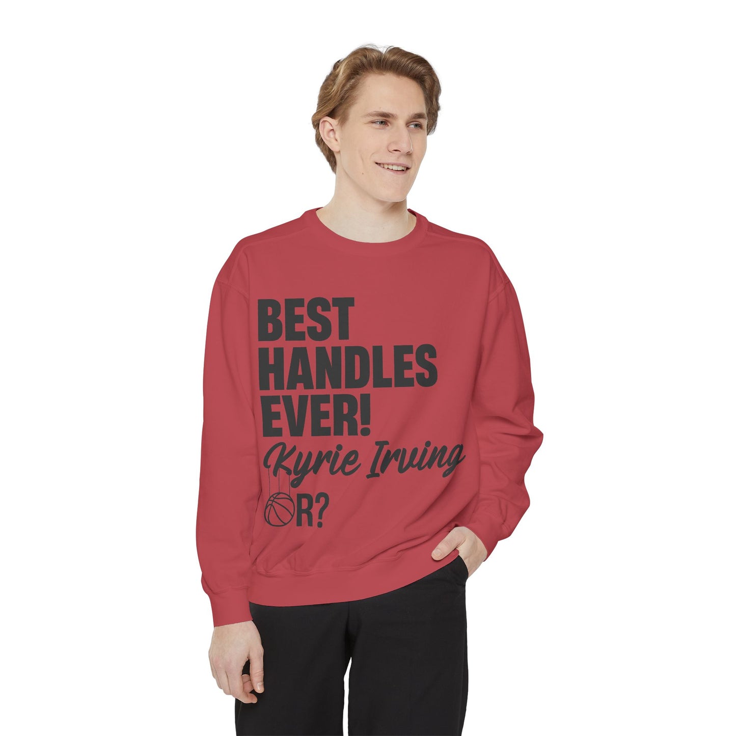 đ Best Handles Ever? Kyrie Irving Sweatshirt â G.O.A.T. Talk Tees Collectorâs Edition
