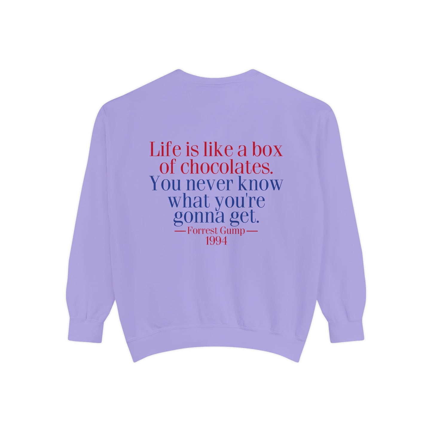 Oliver Outside Forrest Gump Parody Crewneck – Life is Bear-tiful