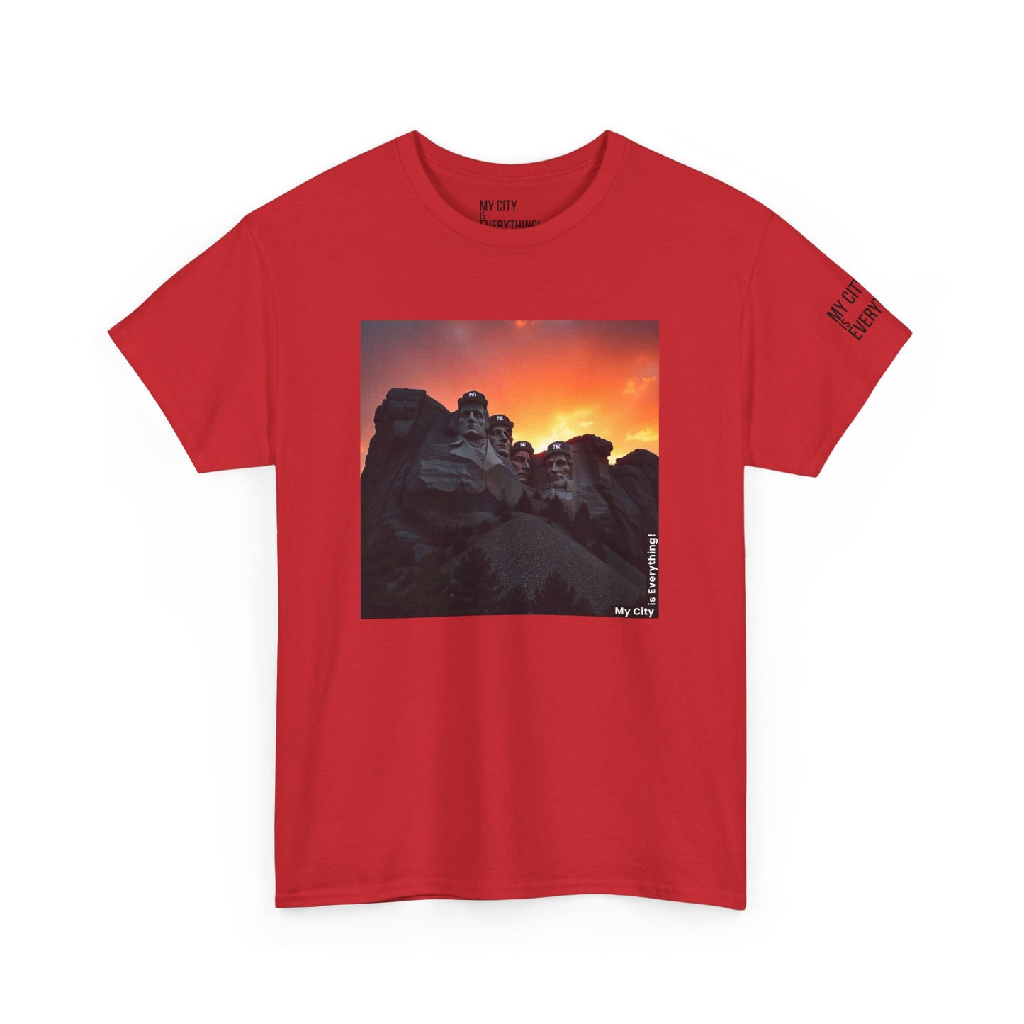 Mount Rushmore Yankees Tee | Presidential Streetwear by My City Is Everything