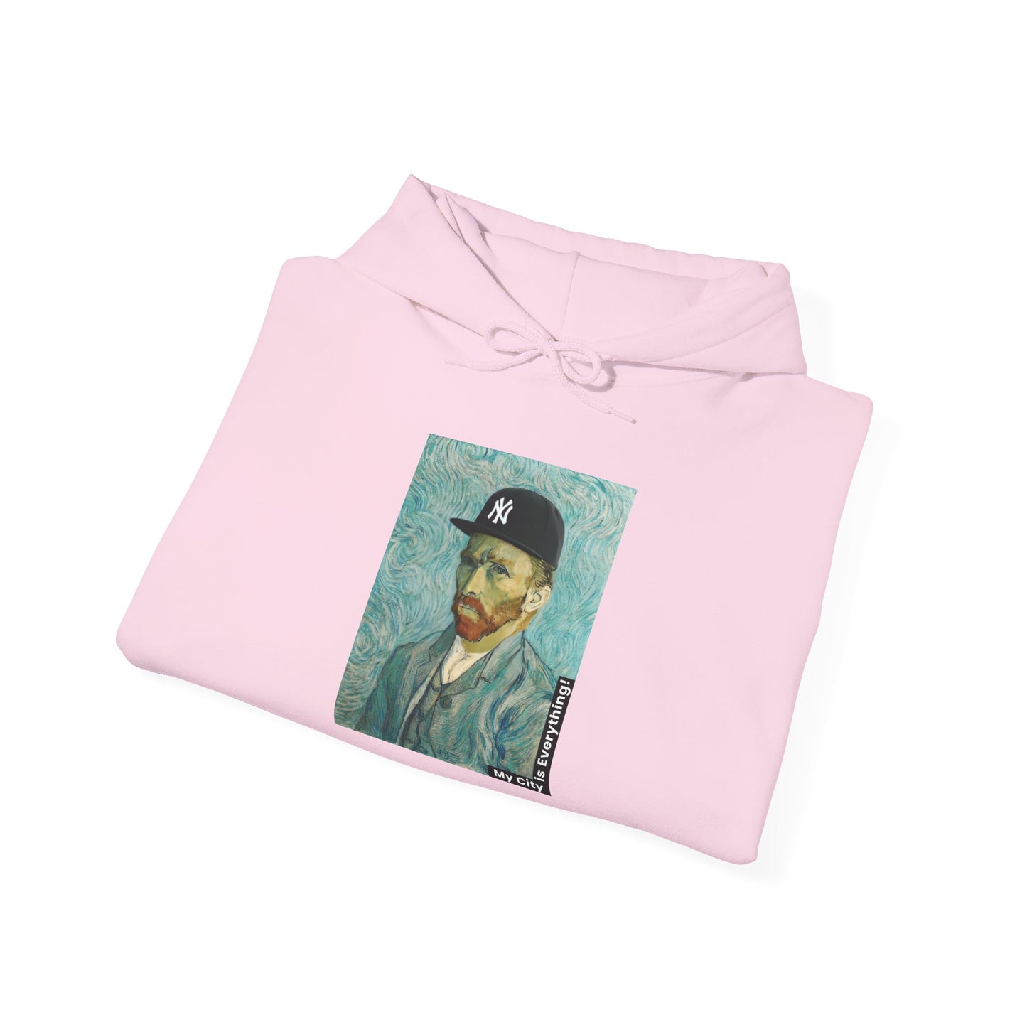Van Gogh Yankees Hat Hoodie