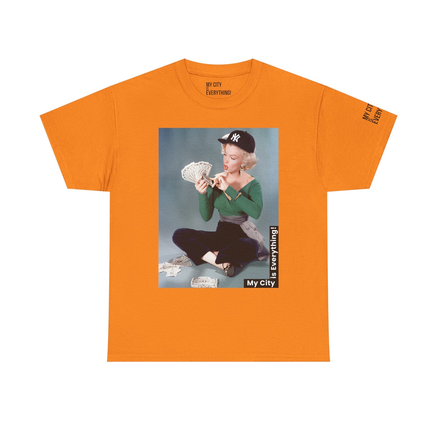 Marilyn x Money x Yankees Tee – Vintage Icon Remix | My City Is Everything!