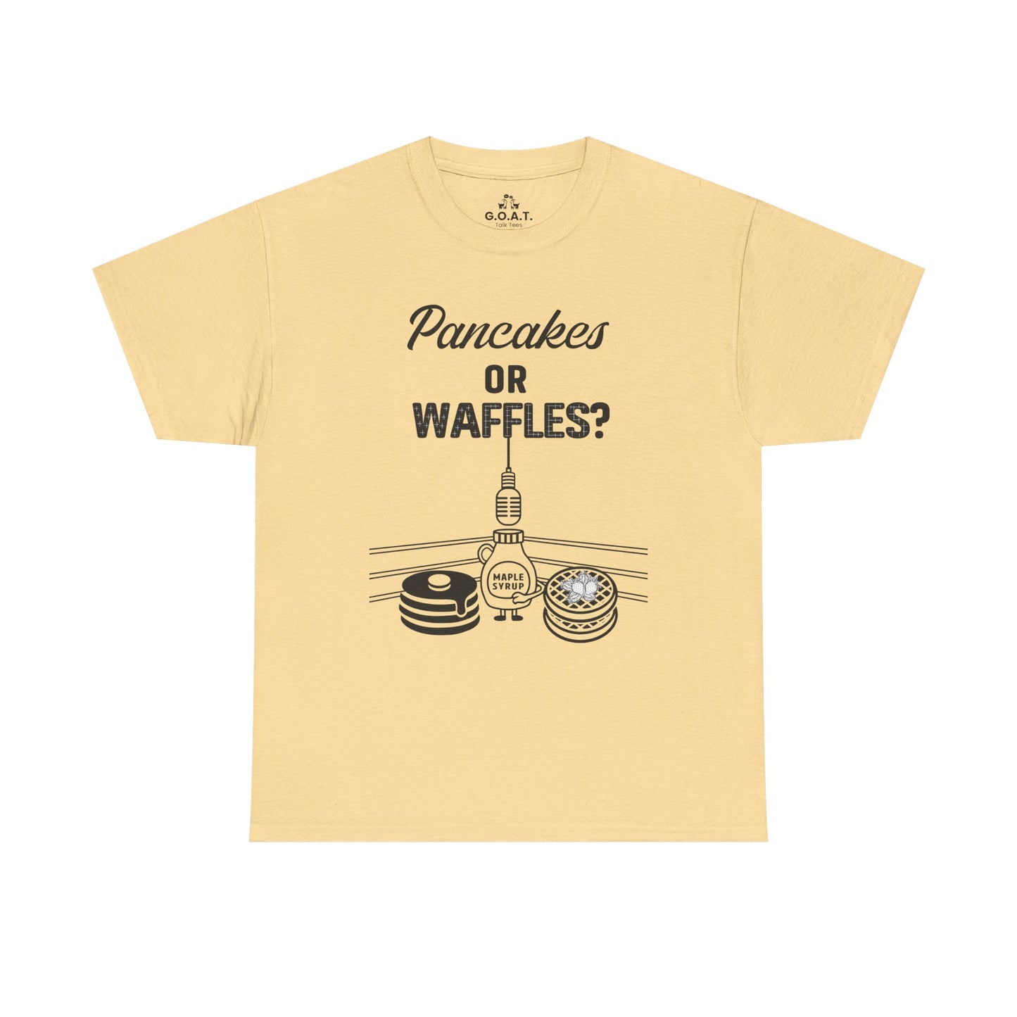 🥞/🧇Pancakes vs. Waffles Tee – Breakfast Debate Shirt