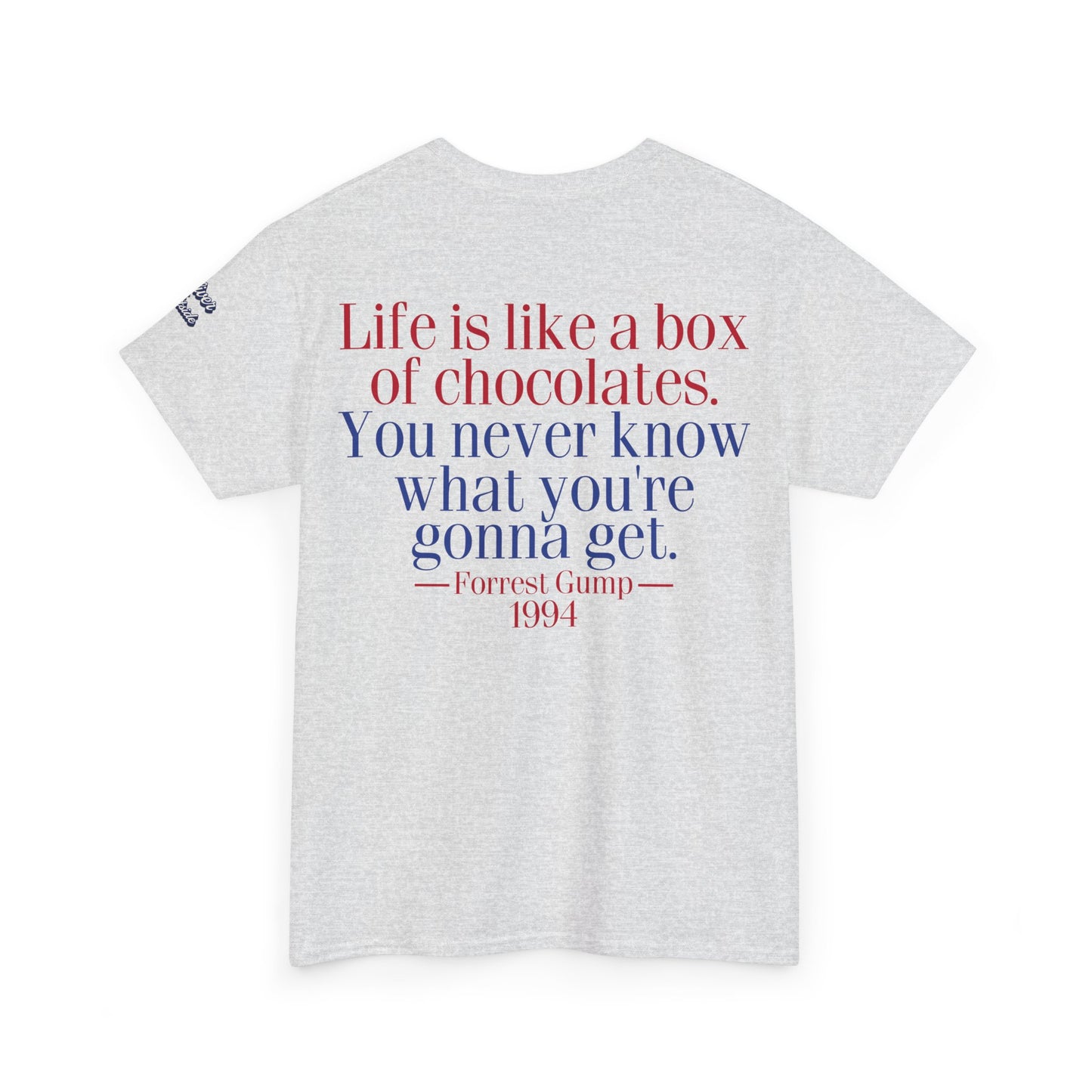 Oliver Outside Forrest Gump Parody Tee – Bench Time Classic