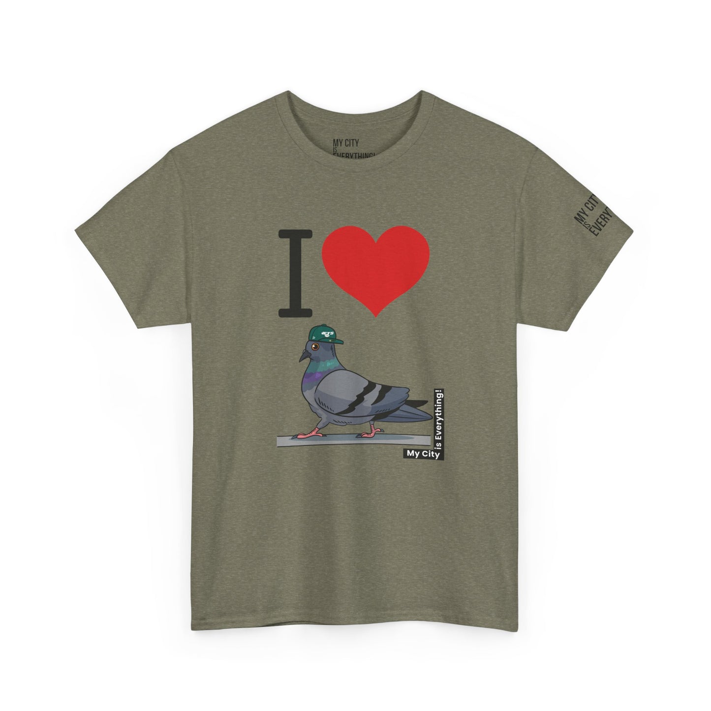 I ❤️ My City Pigeon Tee – Jets Street Bird Remix | My City Is Everything!
