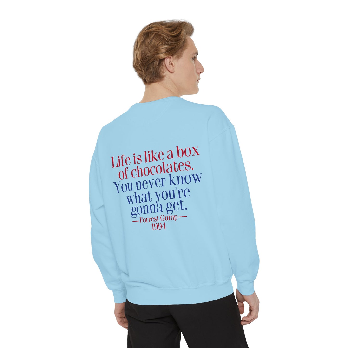 Oliver Outside Forrest Gump Parody Crewneck – Life is Bear-tiful