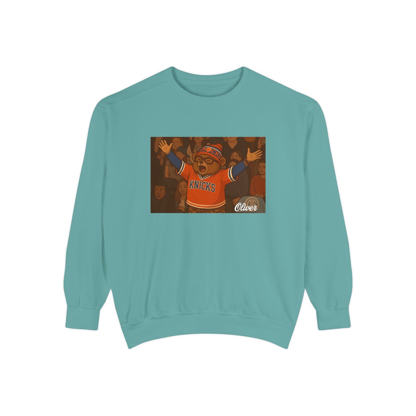 Oliver Outside Knicks Fan Crewneck – NYC Spirit in Every Stitch
