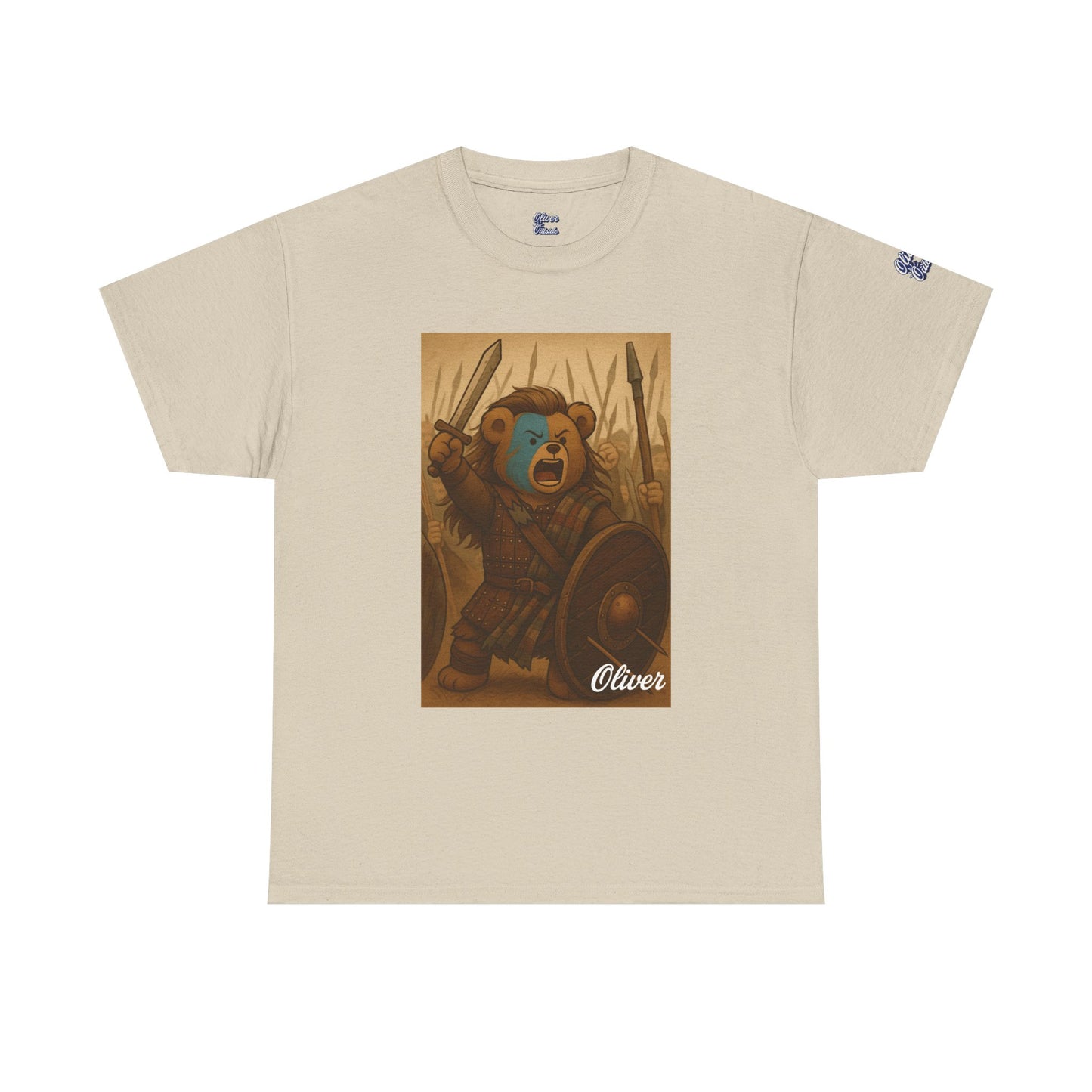 Oliver Outside Braveheart Parody Tee – Freedom Roar Bear
