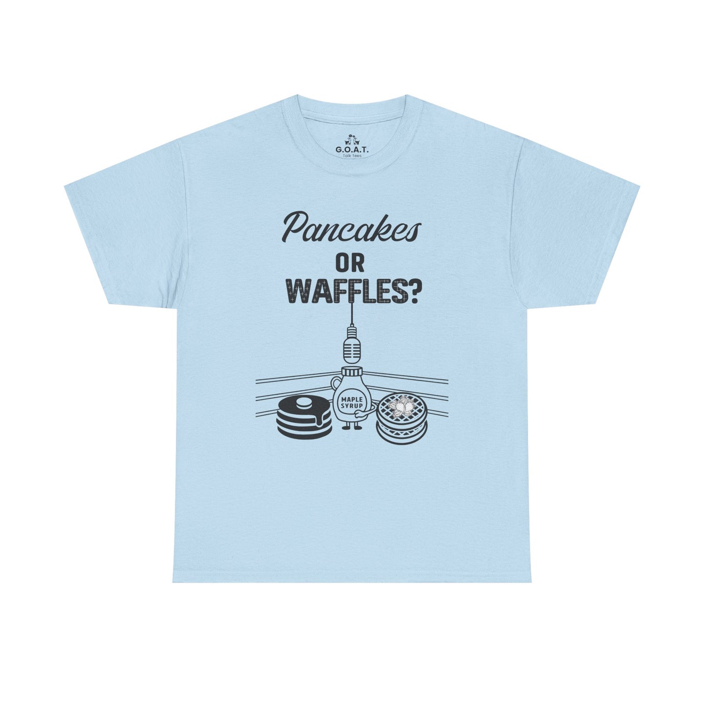 🥞/🧇Pancakes vs. Waffles Tee – Breakfast Debate Shirt