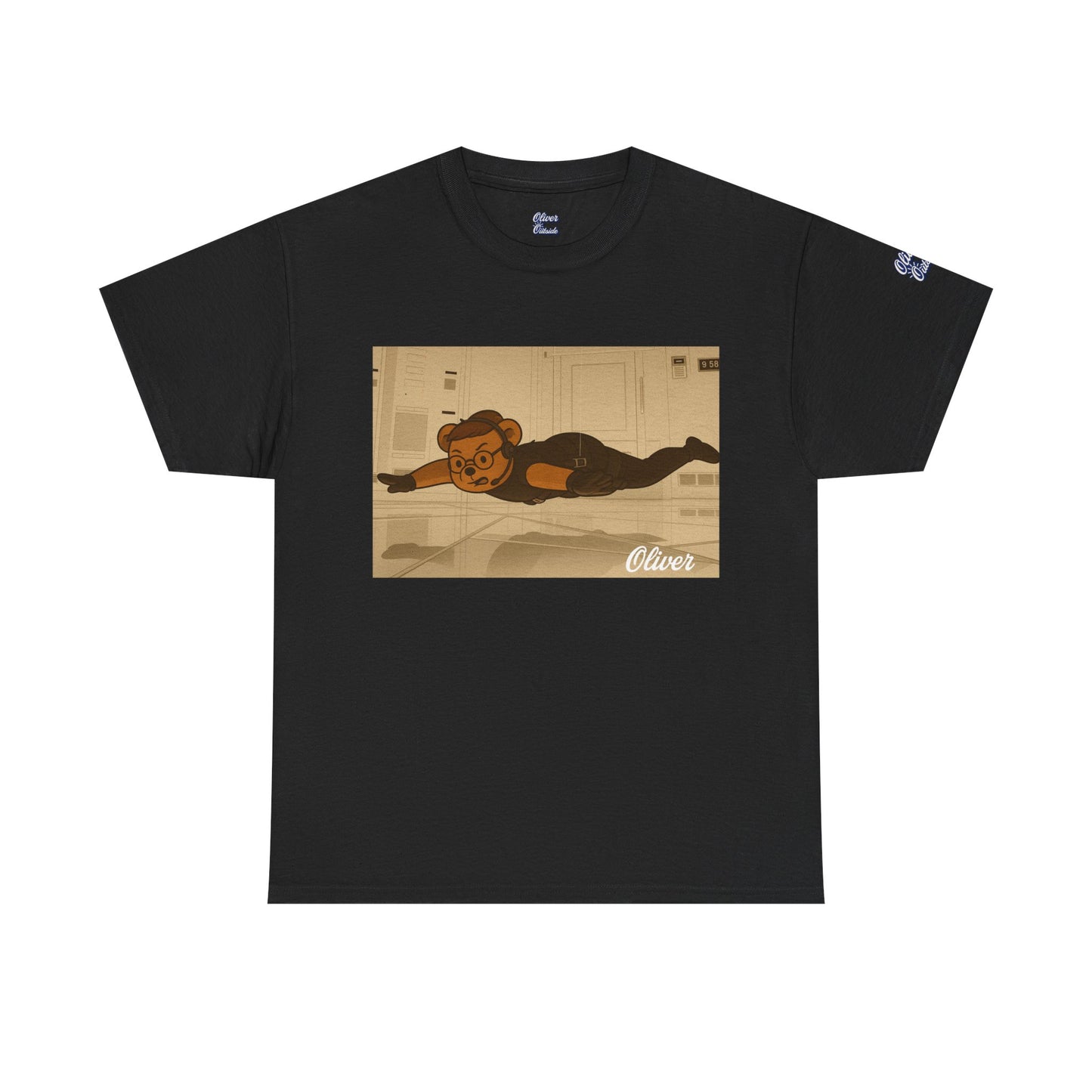 Oliver Outside Mission Impossible Parody Tee – Stealth Mode Bear