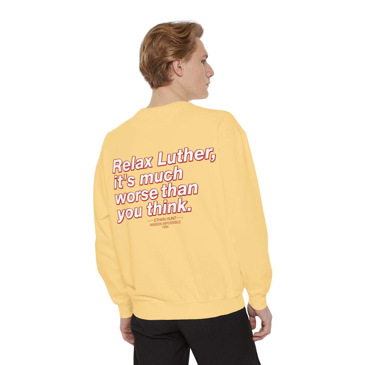 Oliver Outside Mission Impossible Crewneck – Bear on a Mission