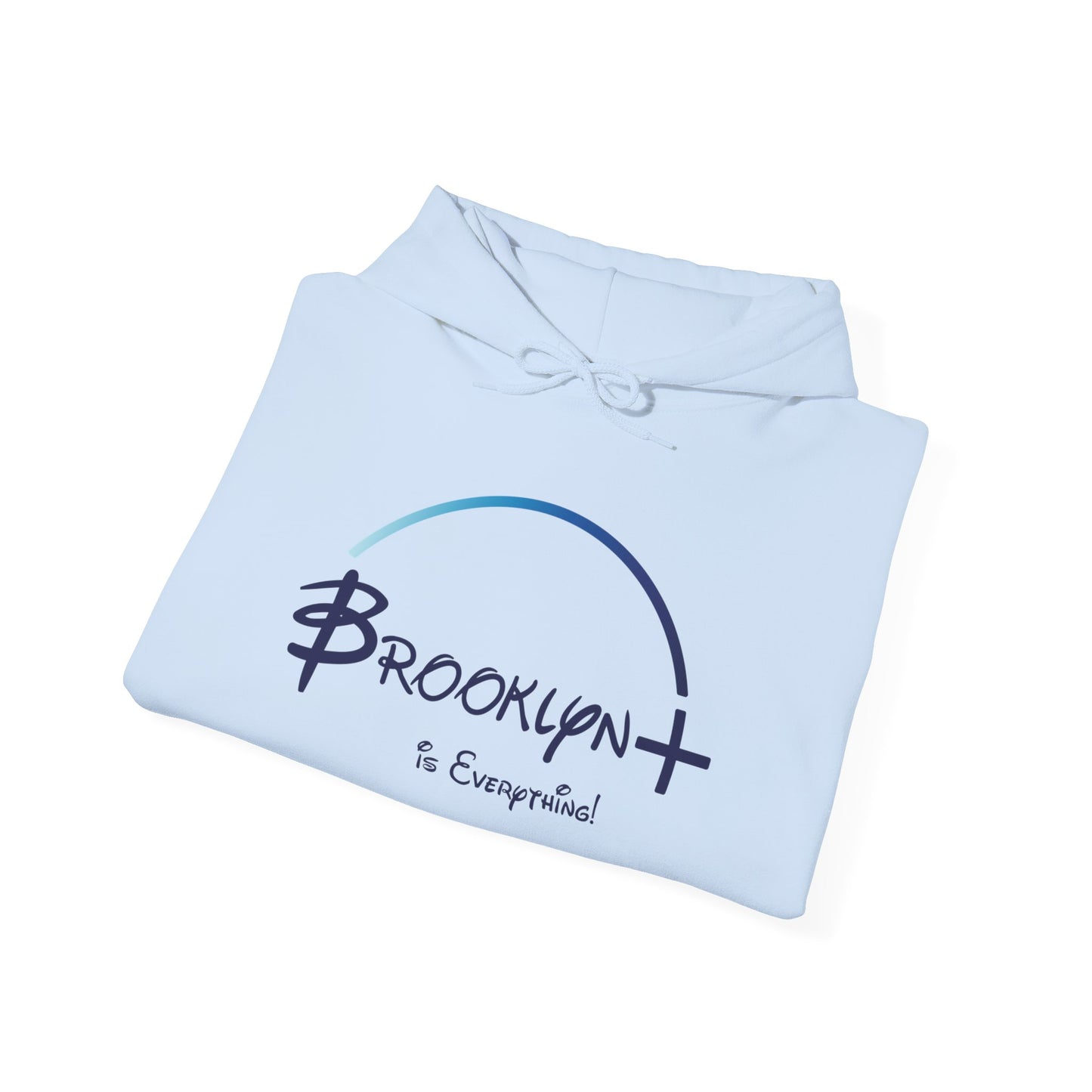 Brooklyn+ Is Everything! Hoodie – Bold Arch Logo Design | My City Is Everything