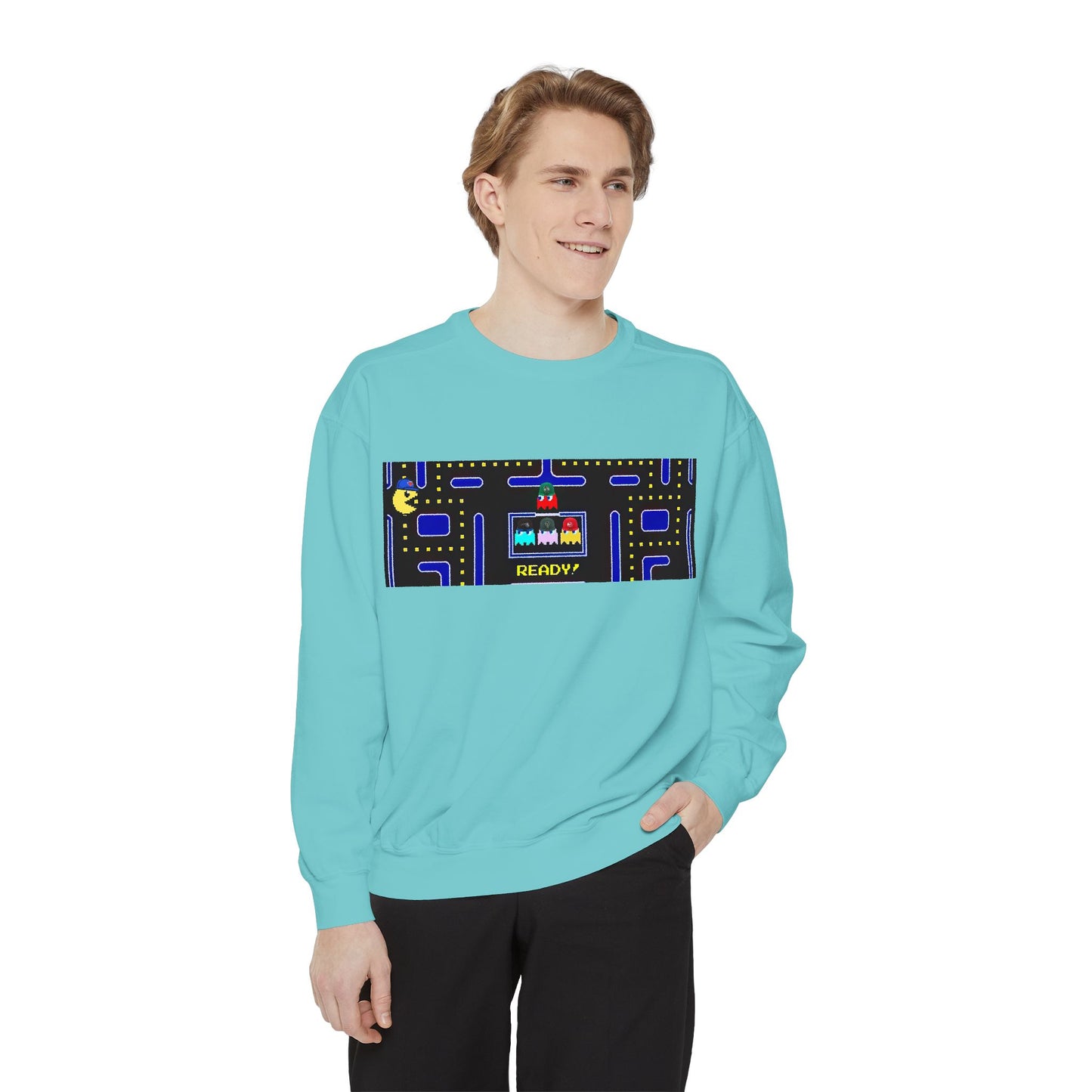 🏀🕹️ Retro Arcade Maze Knicks Sweatshirt – My City is Everything Crewneck