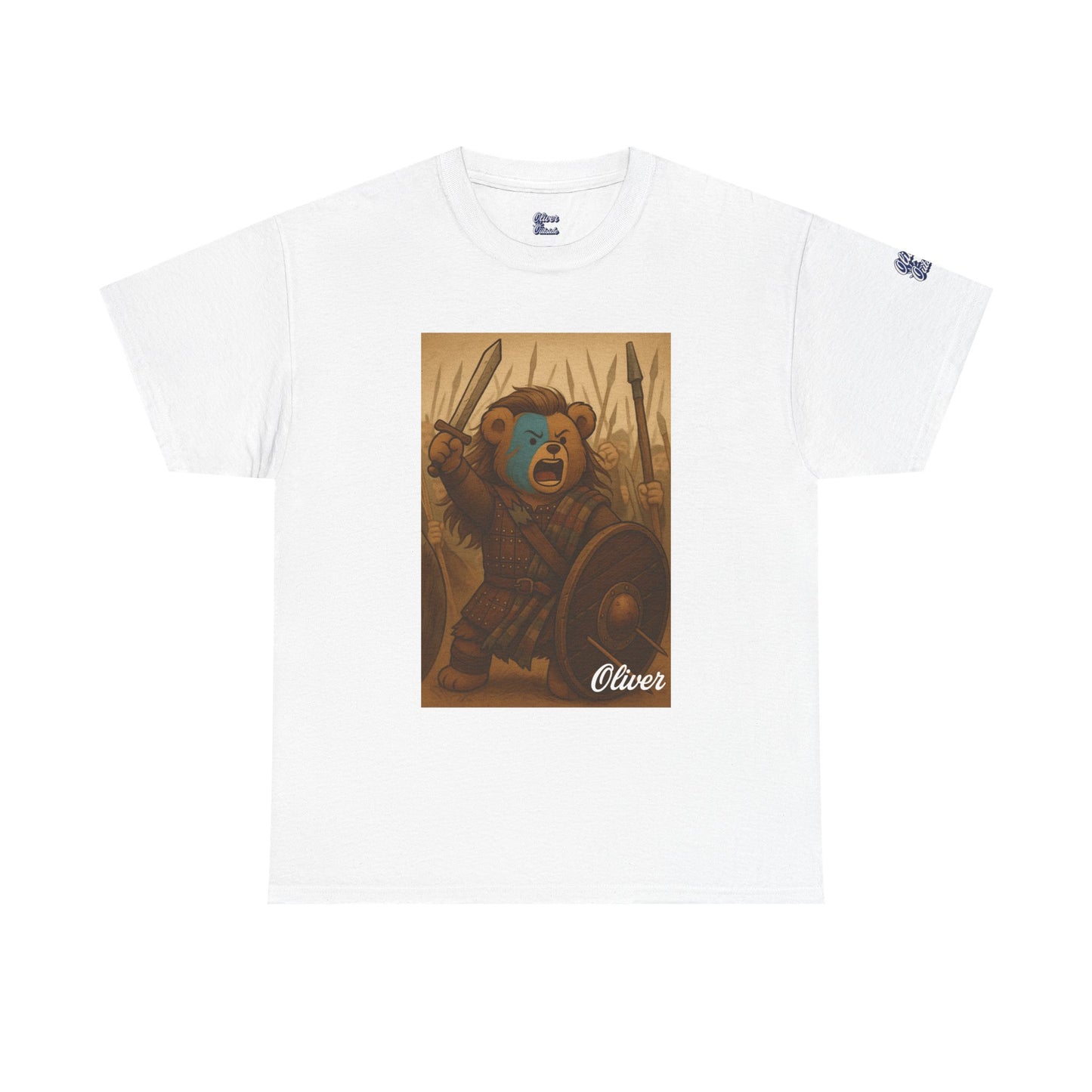 Oliver Outside Braveheart Parody Tee – Freedom Roar Bear
