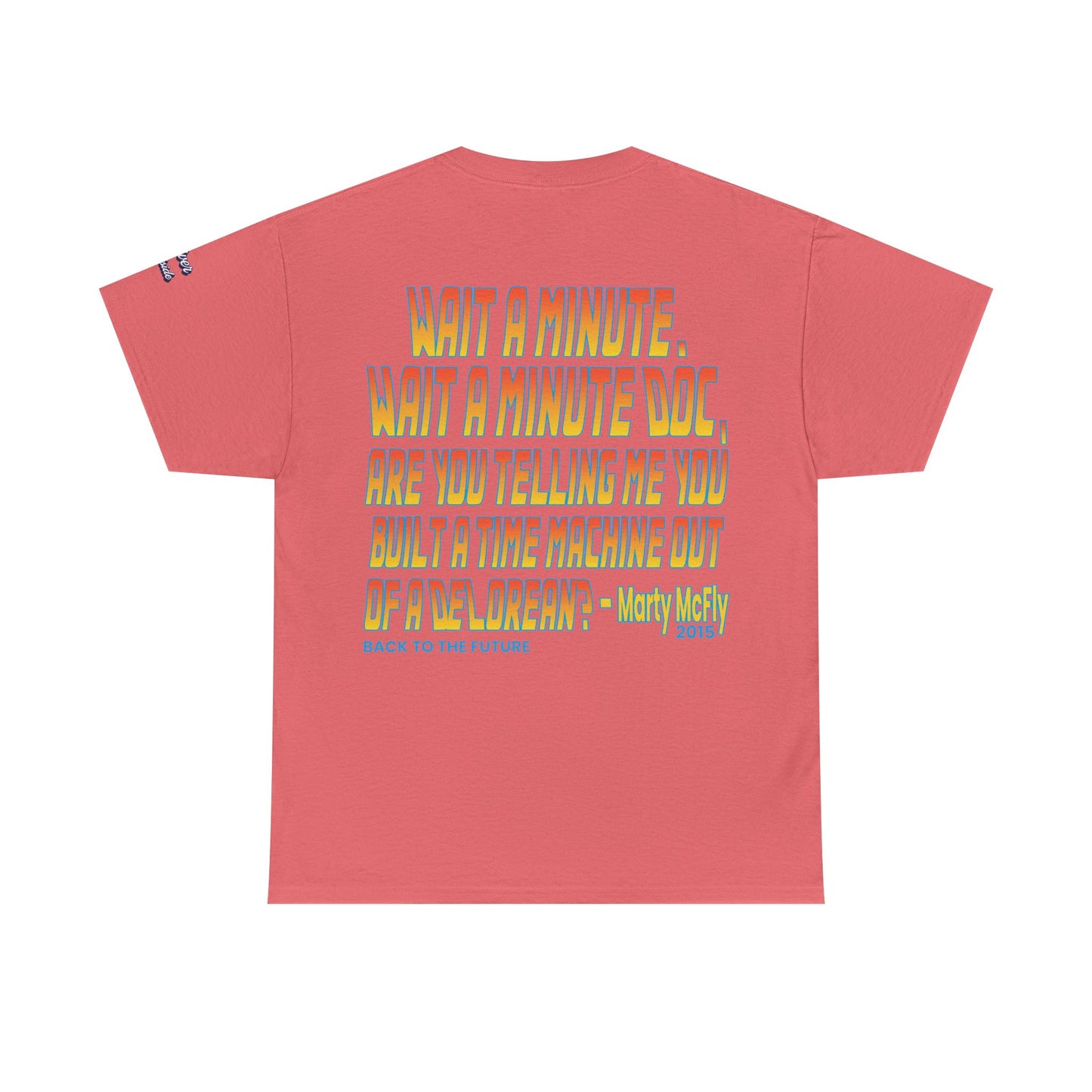 Oliver Outside Back to the Future Parody Tee – Retro Bear Style