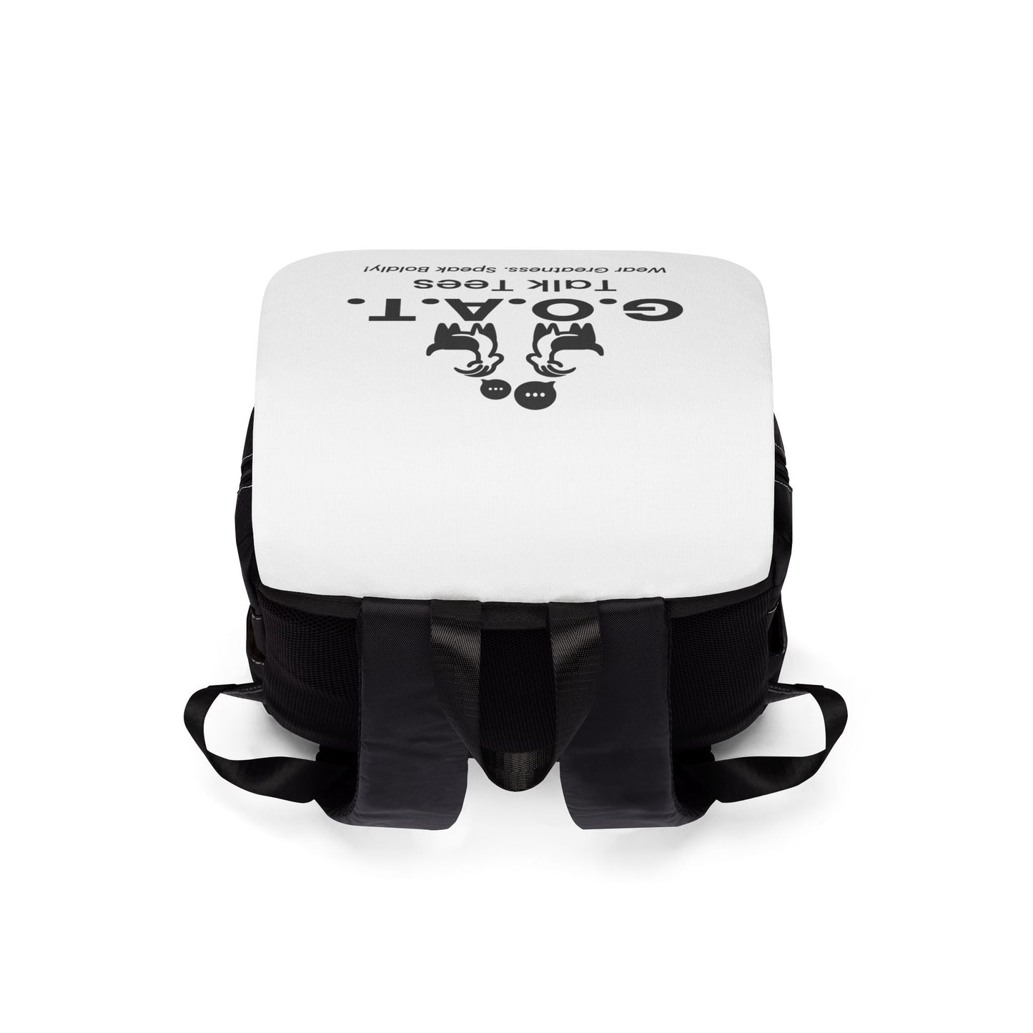 G.O.A.T. Talk Tees Debate Backpack – Bold Sports Culture Bag