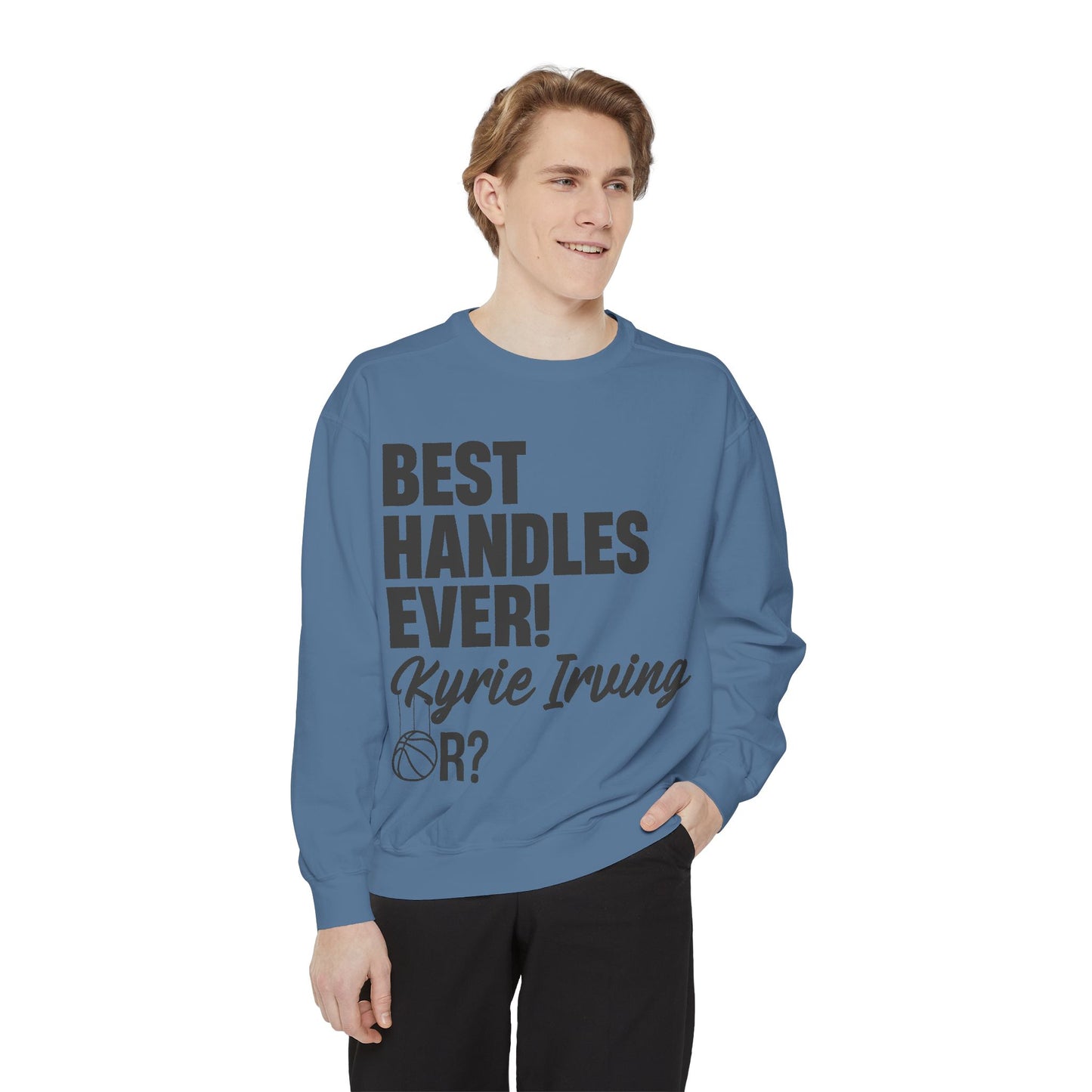 đ Best Handles Ever? Kyrie Irving Sweatshirt â G.O.A.T. Talk Tees Collectorâs Edition