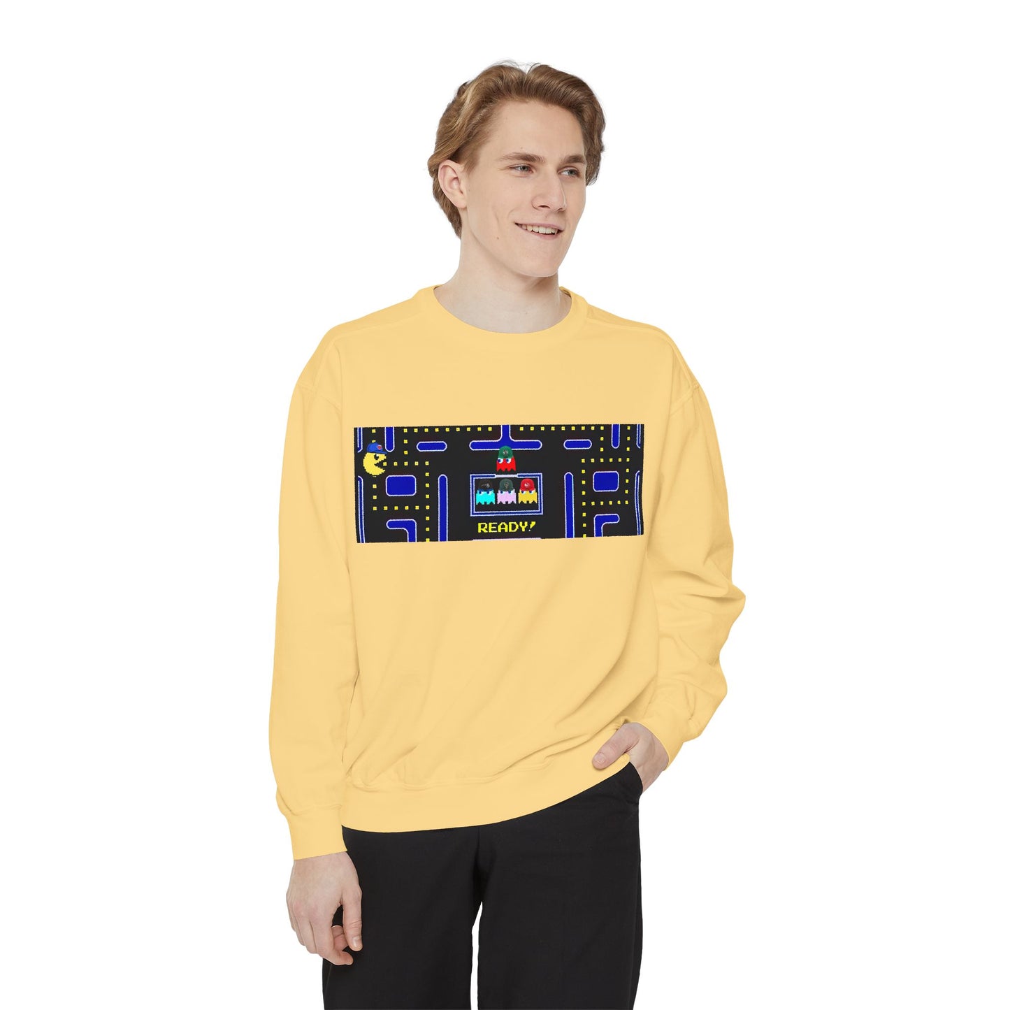 🏀🕹️ Retro Arcade Maze Knicks Sweatshirt – My City is Everything Crewneck