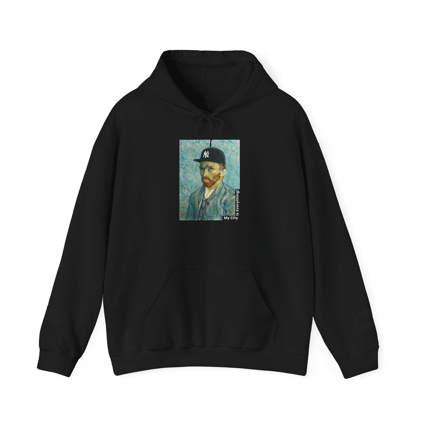 Van Gogh Yankees Hat Hoodie