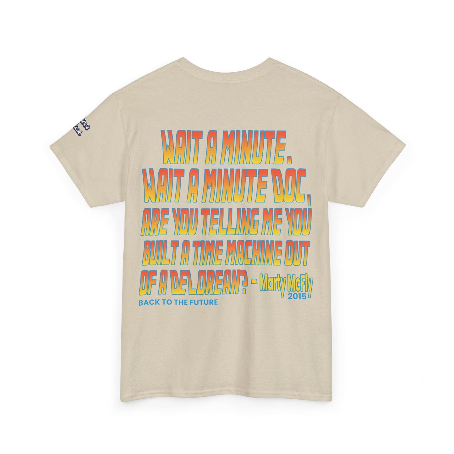 Oliver Outside Back to the Future Parody Tee – Retro Bear Style
