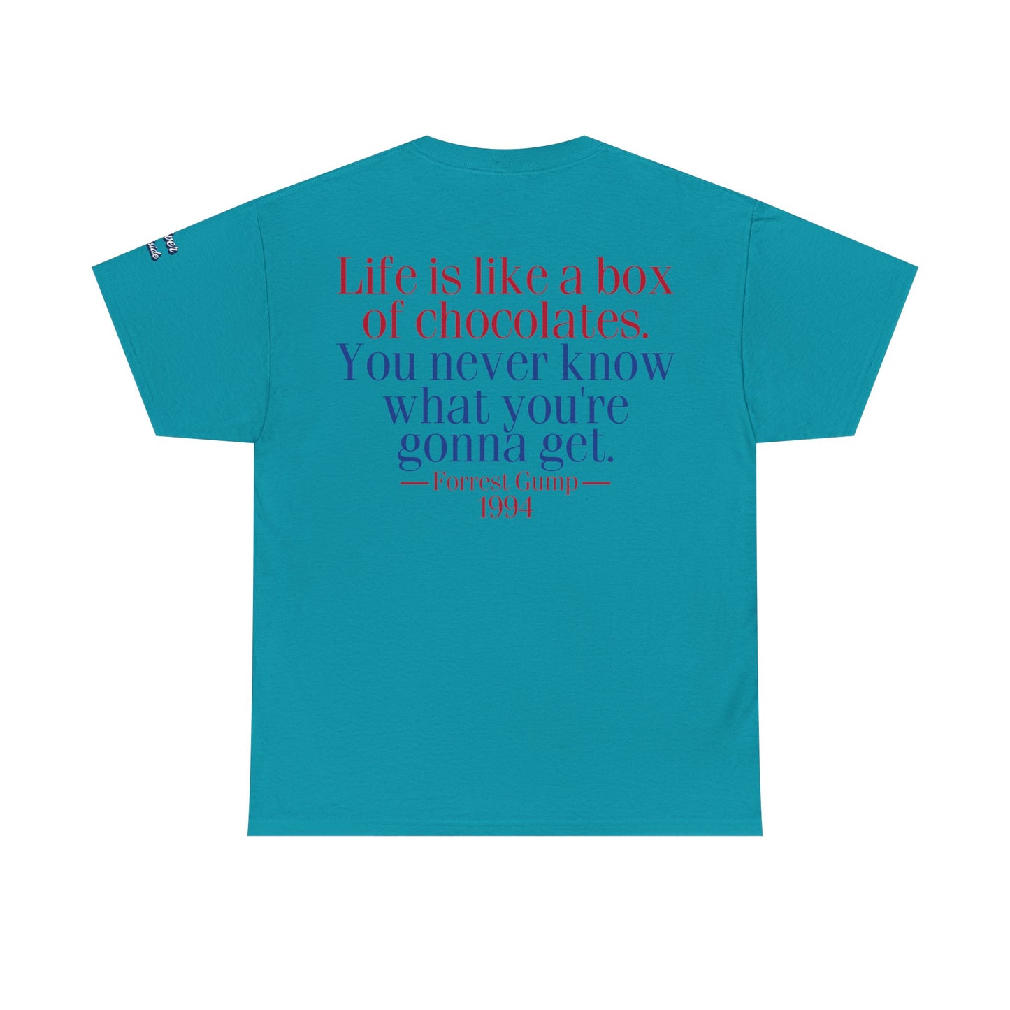 Oliver Outside Forrest Gump Parody Tee – Bench Time Classic
