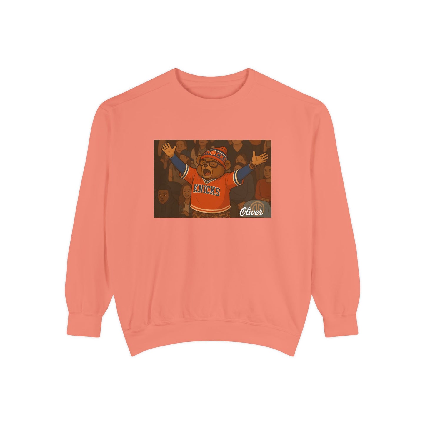 Oliver Outside Knicks Fan Crewneck – NYC Spirit in Every Stitch