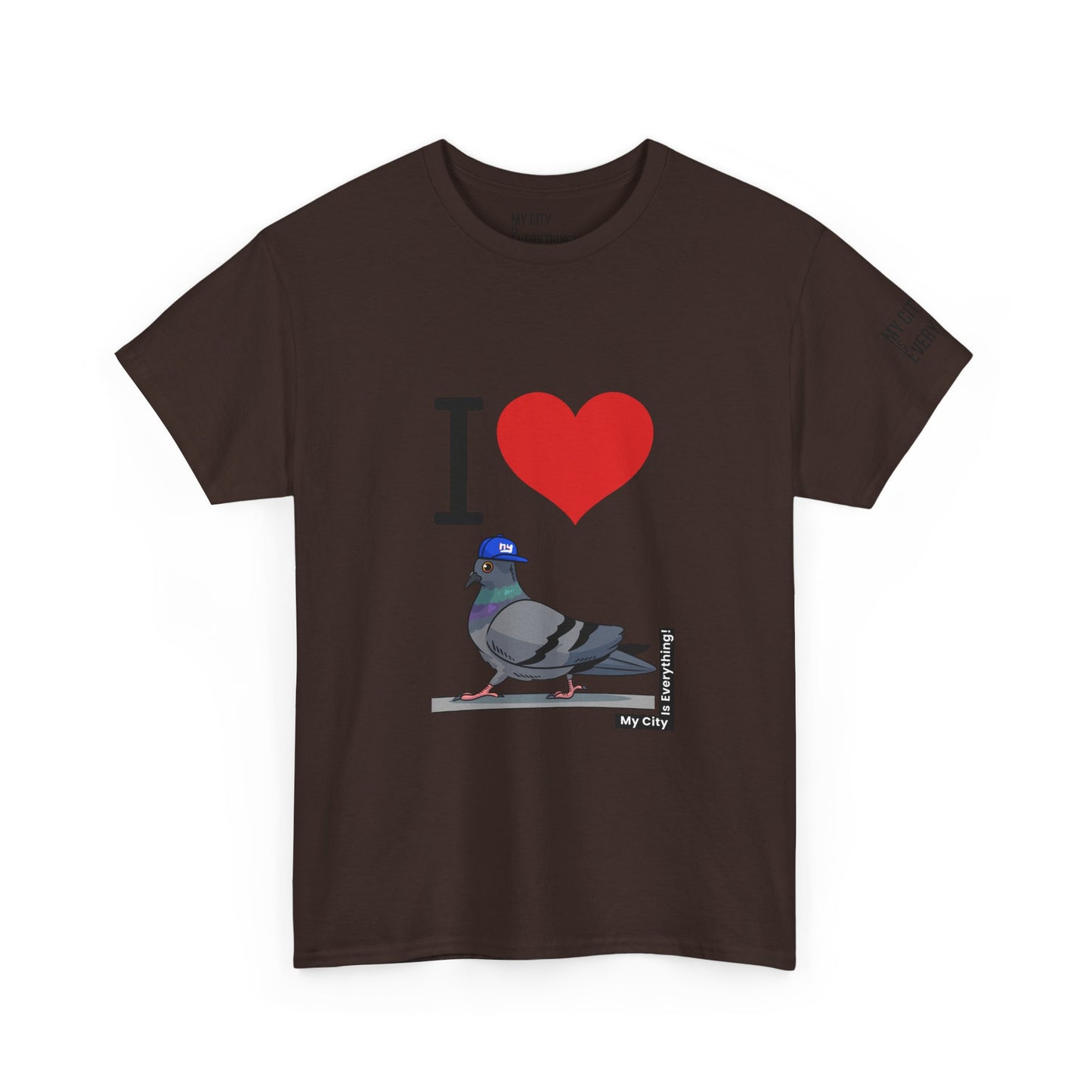 I ❤️ My City Pigeon Tee – Giants Cap Edition | My City Is Everything!
