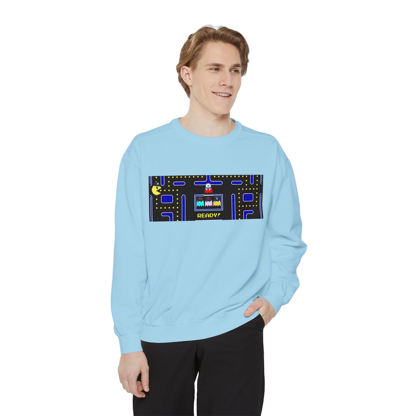 ⚾🕹️ Retro Arcade Maze Yankee Sweatshirt – My City is Everything Crewneck