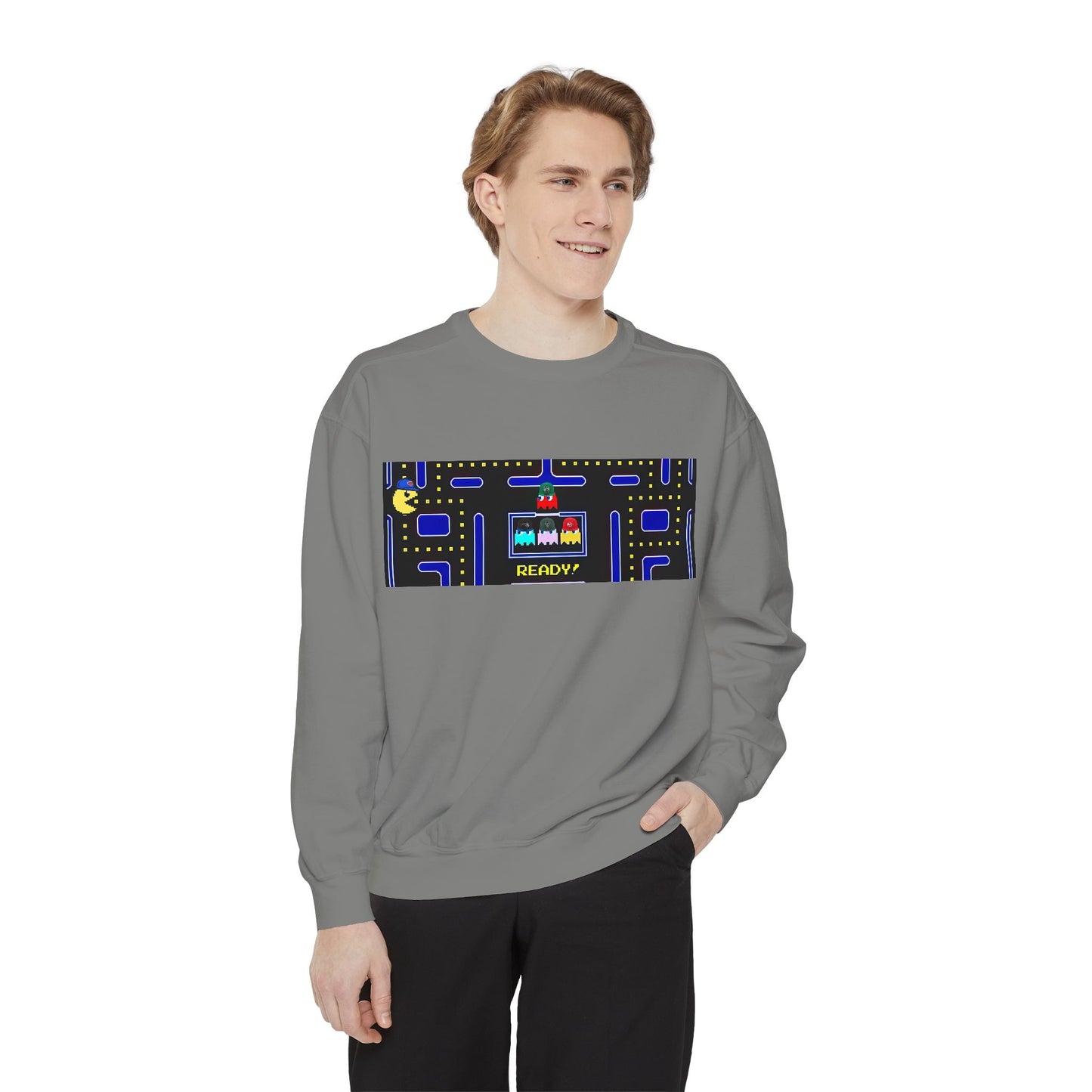 🏀🕹️ Retro Arcade Maze Knicks Sweatshirt – My City is Everything Crewneck