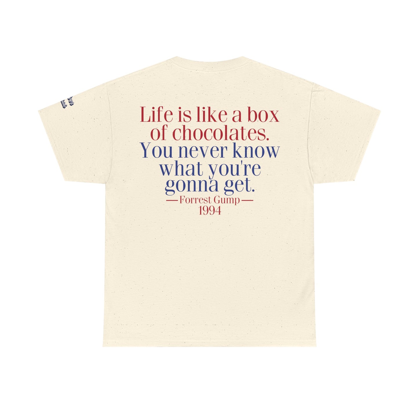 Oliver Outside Forrest Gump Parody Tee – Bench Time Classic