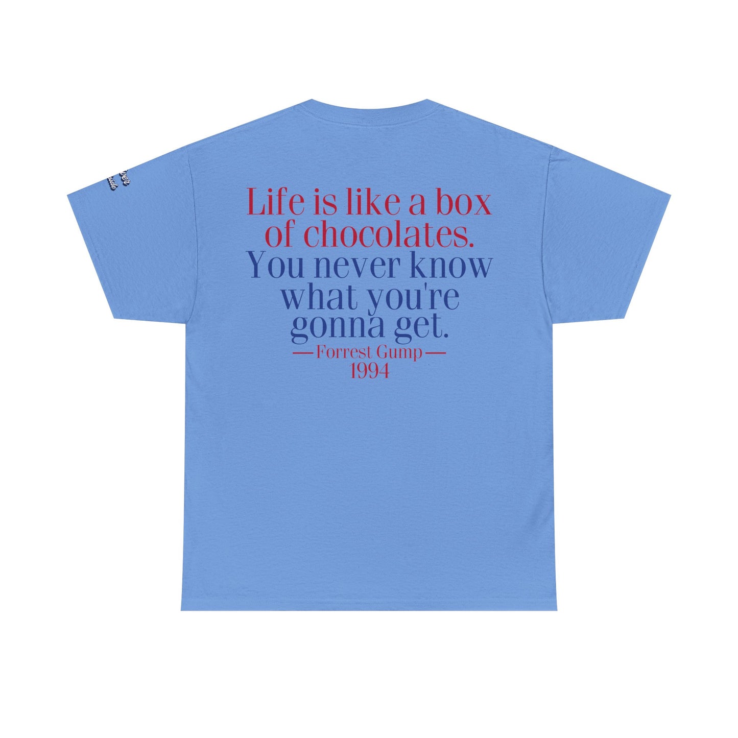 Oliver Outside Forrest Gump Parody Tee – Bench Time Classic