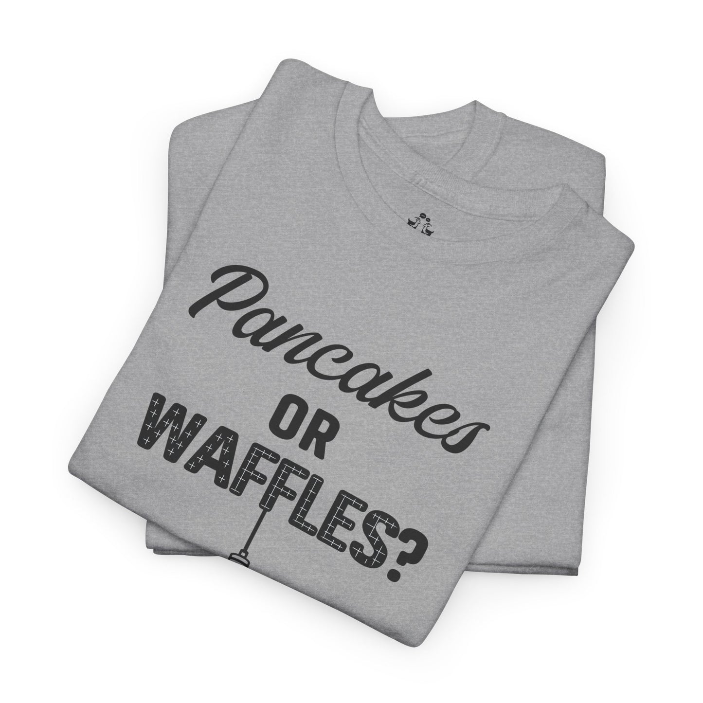🥞/🧇Pancakes vs. Waffles Tee – Breakfast Debate Shirt