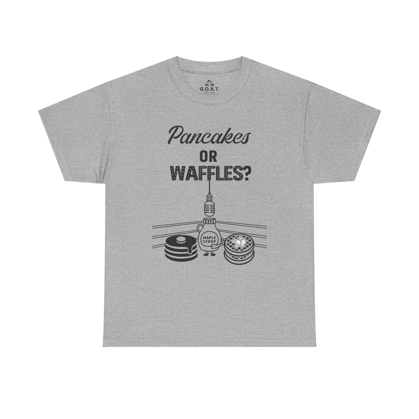 🥞/🧇Pancakes vs. Waffles Tee – Breakfast Debate Shirt