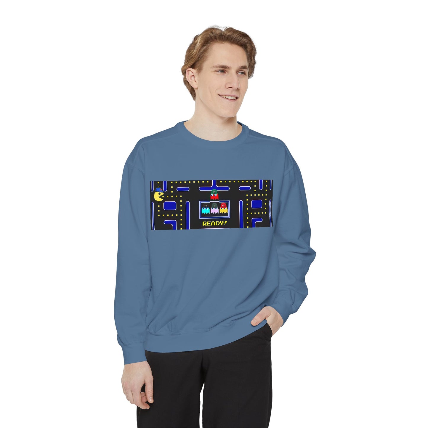 🏀🕹️ Retro Arcade Maze Knicks Sweatshirt – My City is Everything Crewneck
