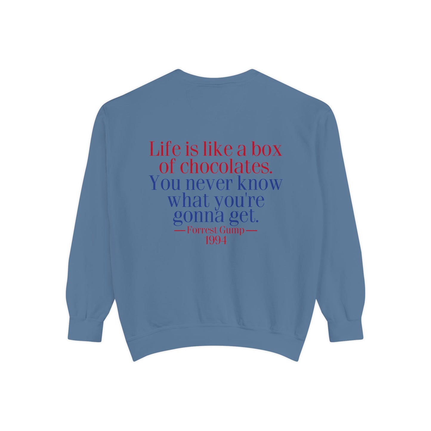 Oliver Outside Forrest Gump Parody Crewneck – Life is Bear-tiful