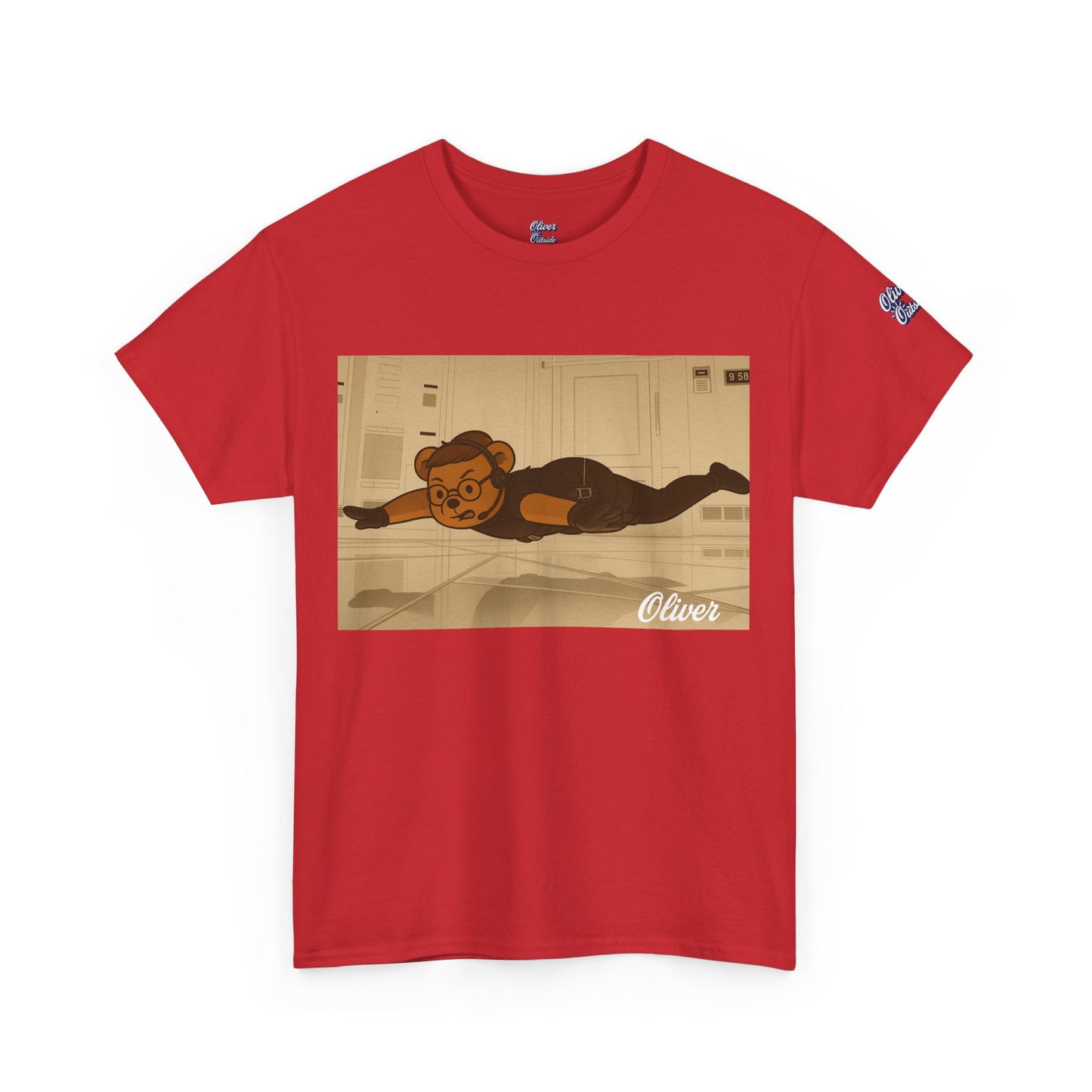 Oliver Outside Mission Impossible Parody Tee – Stealth Mode Bear