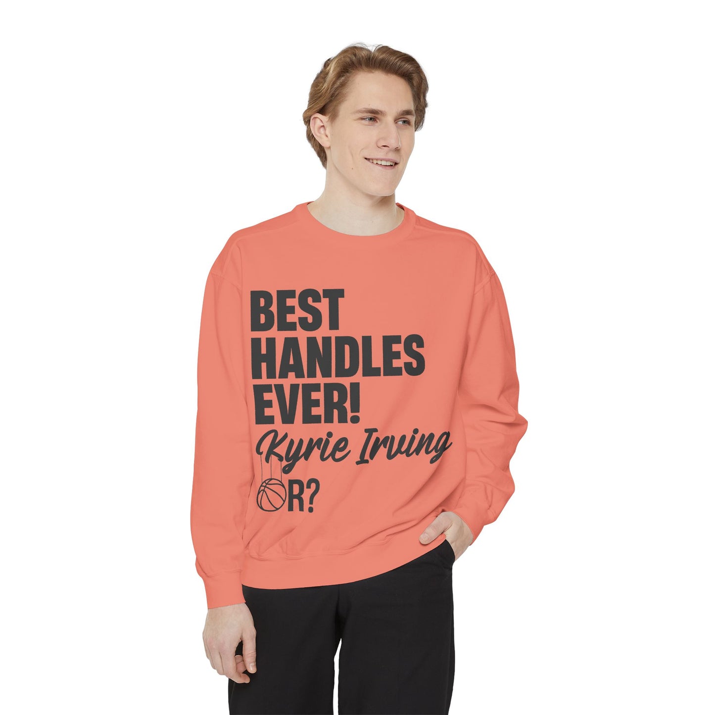 đ Best Handles Ever? Kyrie Irving Sweatshirt â G.O.A.T. Talk Tees Collectorâs Edition