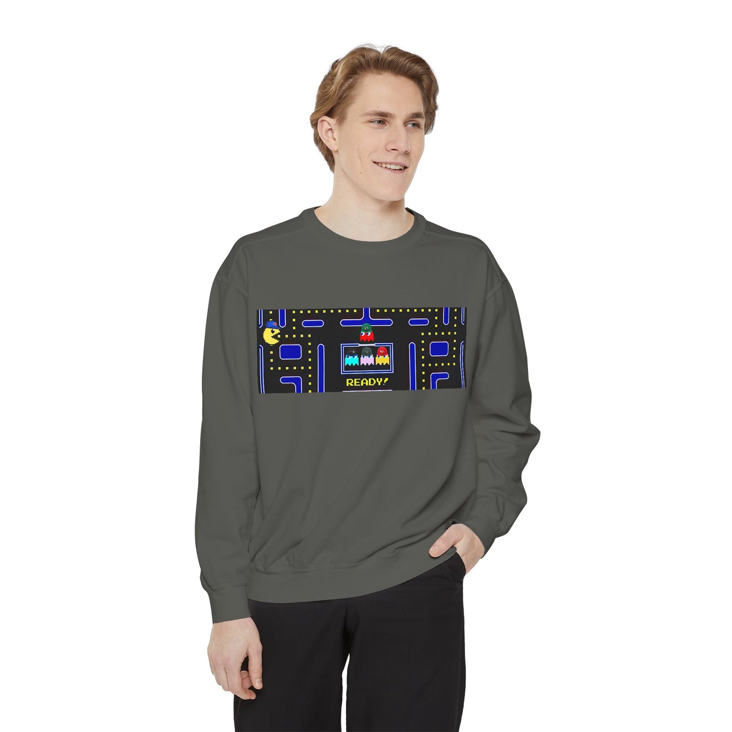 🏀🕹️ Retro Arcade Maze Knicks Sweatshirt – My City is Everything Crewneck