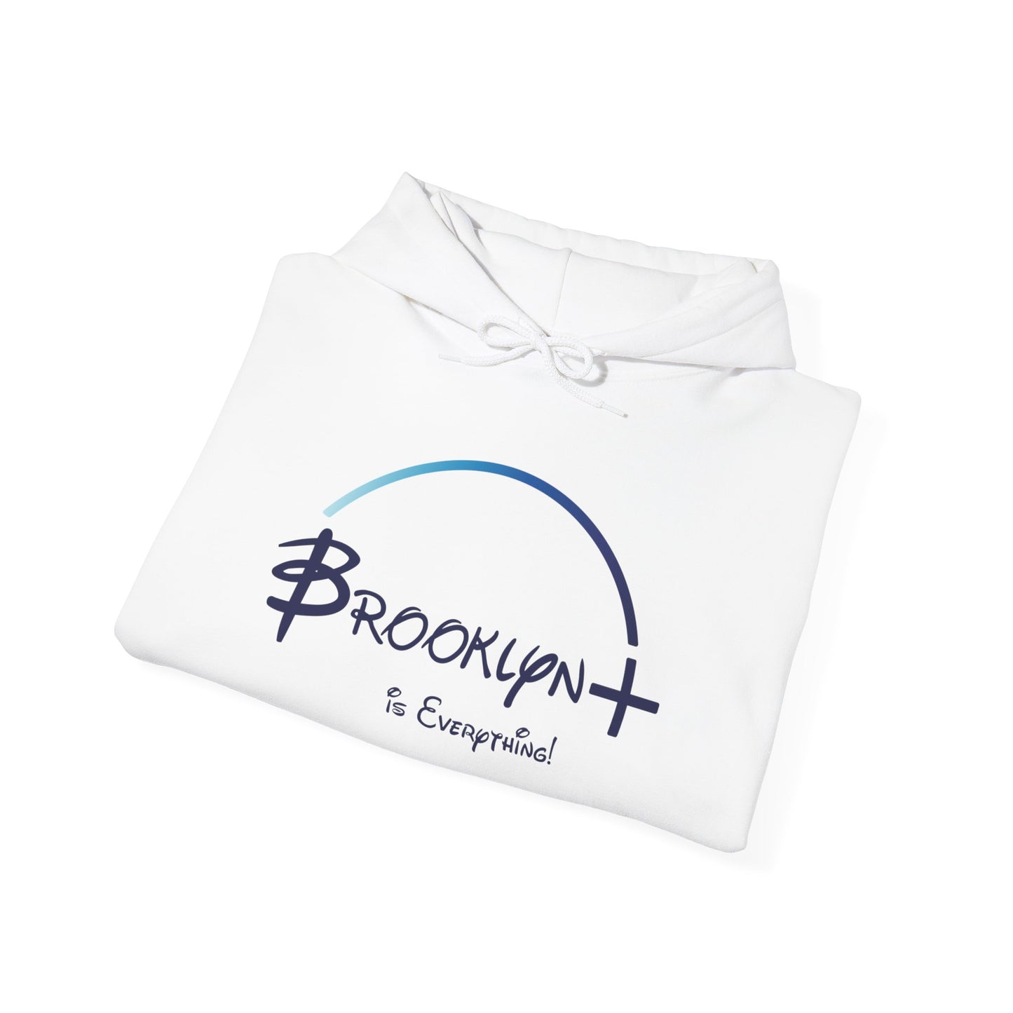 Brooklyn+ Is Everything! Hoodie – Bold Arch Logo Design | My City Is Everything