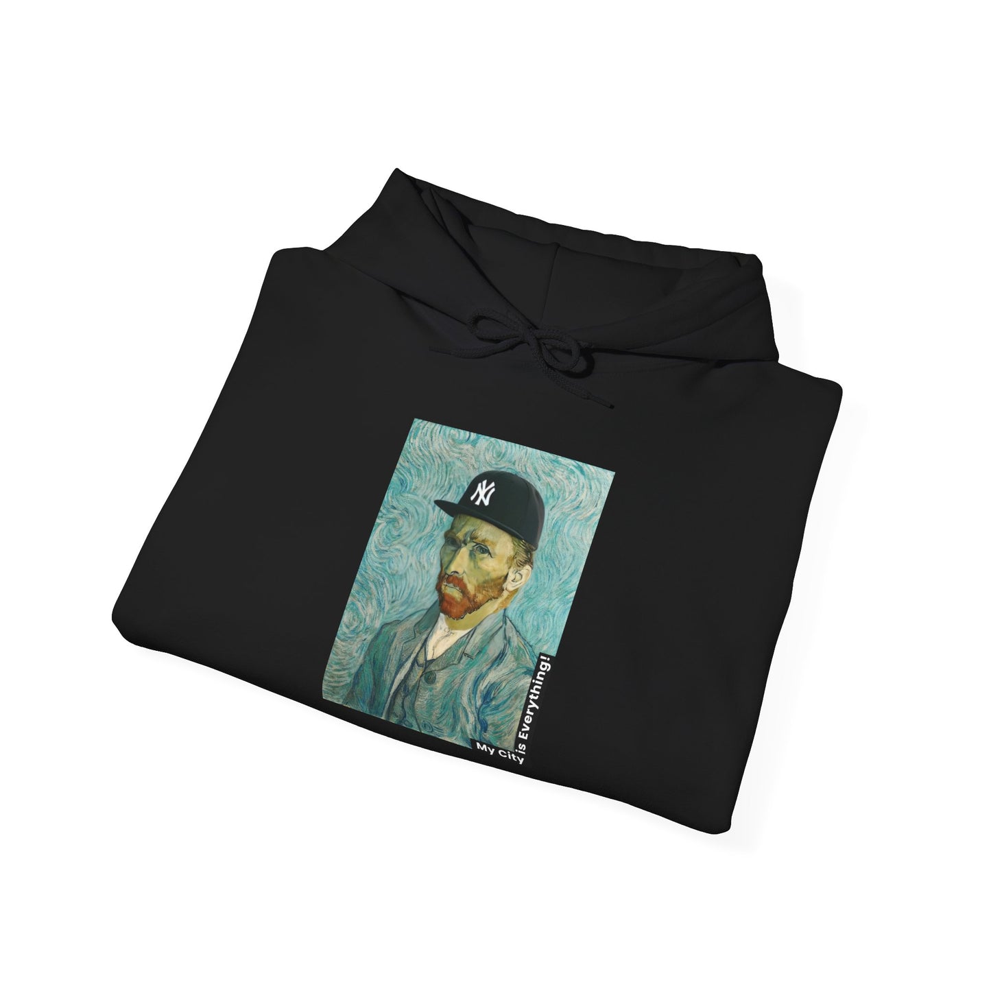 Van Gogh Yankees Hat Hoodie