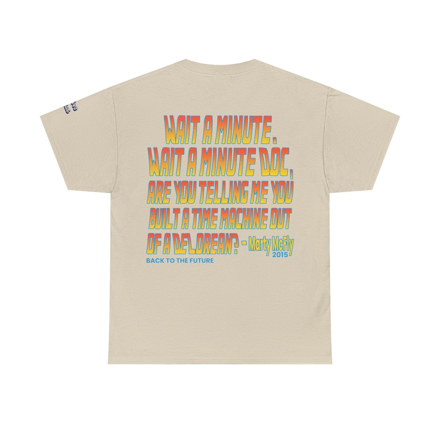 Oliver Outside Back to the Future Parody Tee – Retro Bear Style