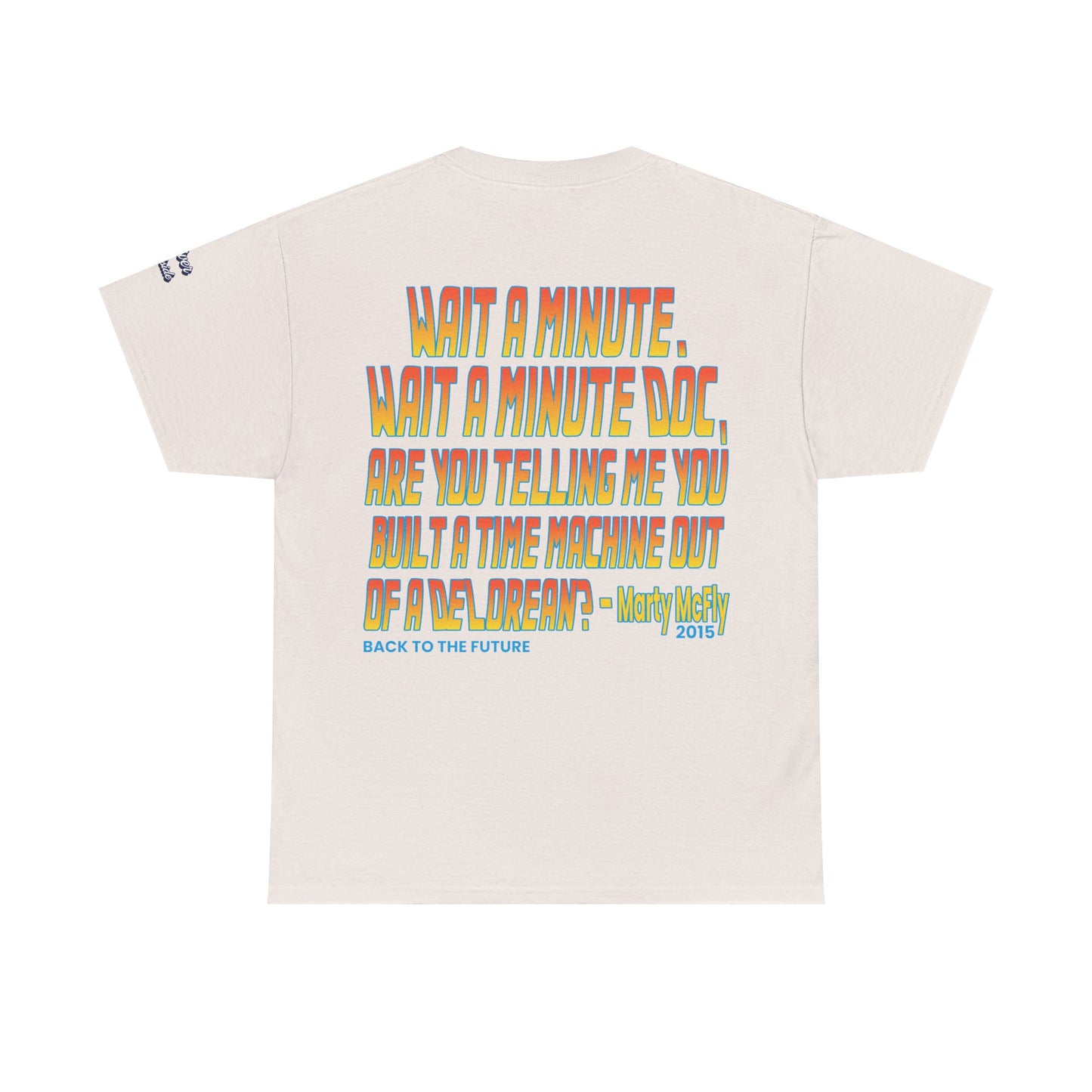 Oliver Outside Back to the Future Parody Tee – Retro Bear Style