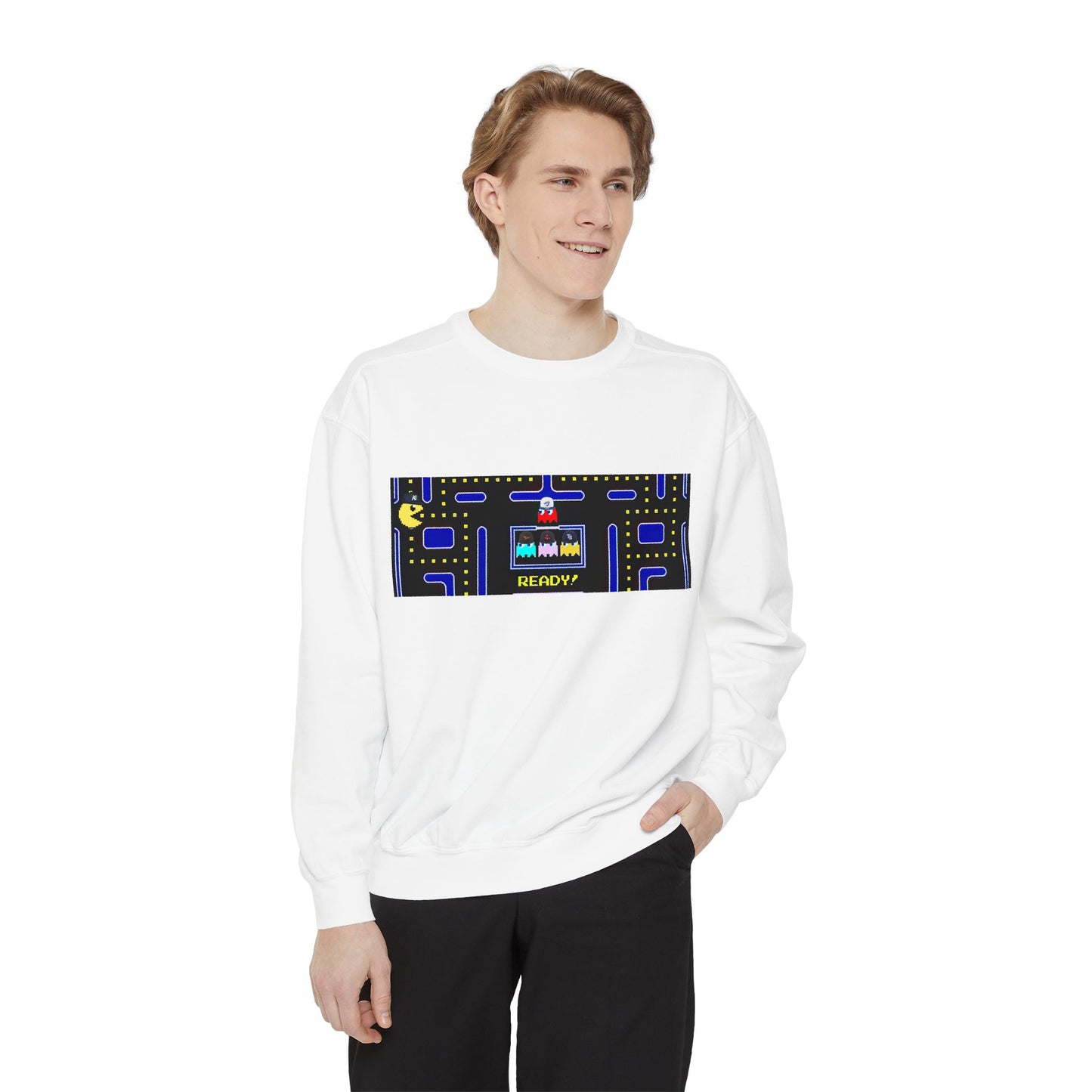 ⚾️🕹️ Retro Arcade Maze Yankee Sweatshirt – My City is Everything Crewneck