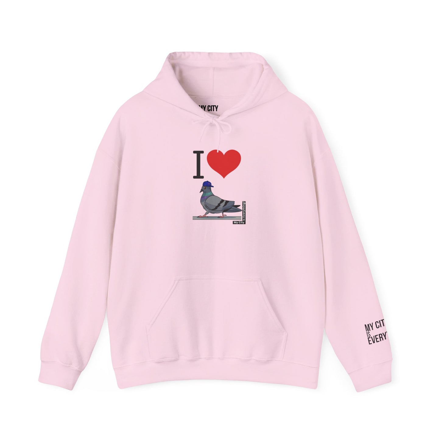I ❤️ My City Mets Pigeon Hoodie – Blue Cap Edition | My City Is Everything!