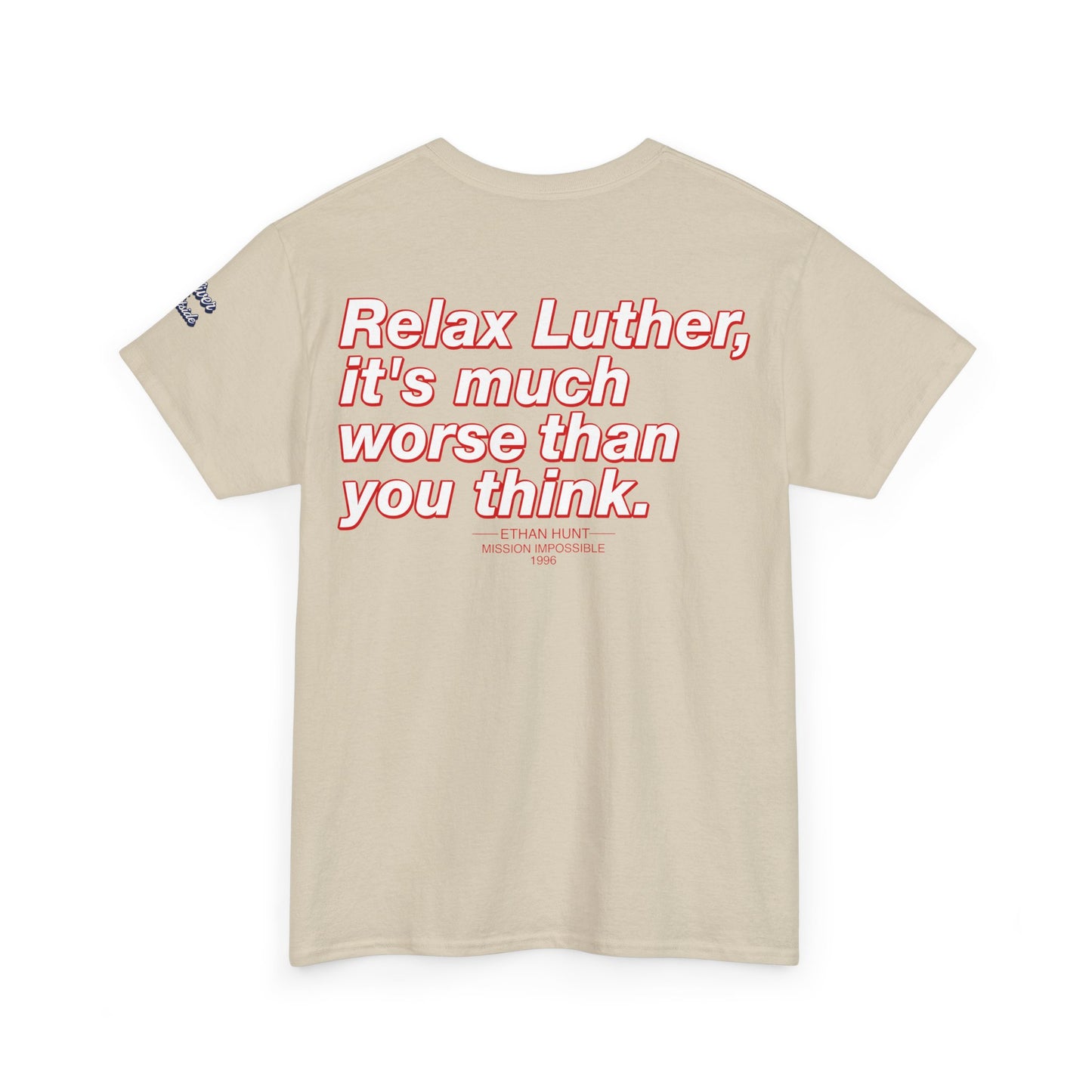 Oliver Outside Mission Impossible Parody Tee – Stealth Mode Bear