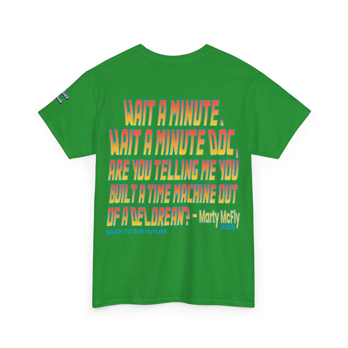 Oliver Outside Back to the Future Parody Tee – Retro Bear Style
