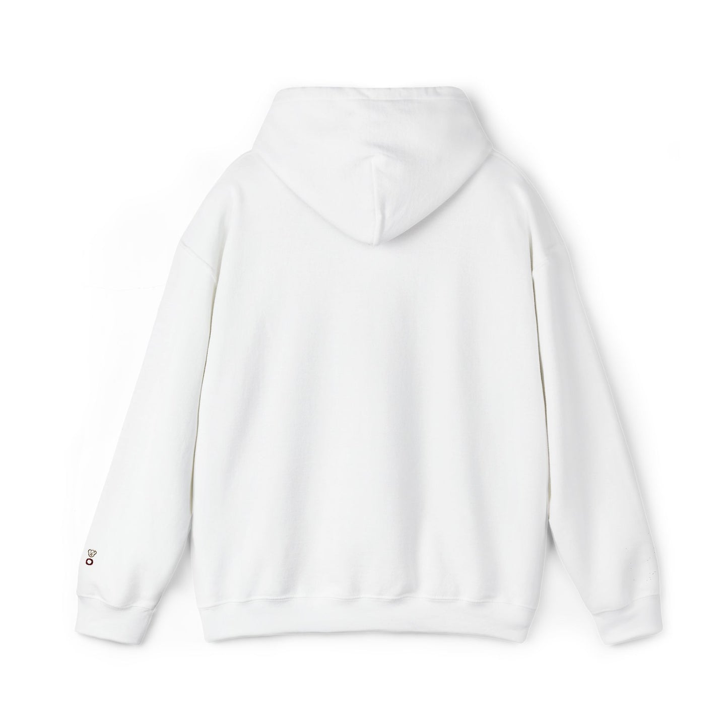 Oliver Bear Minimalist Logo Hoodie – Clean White Classic