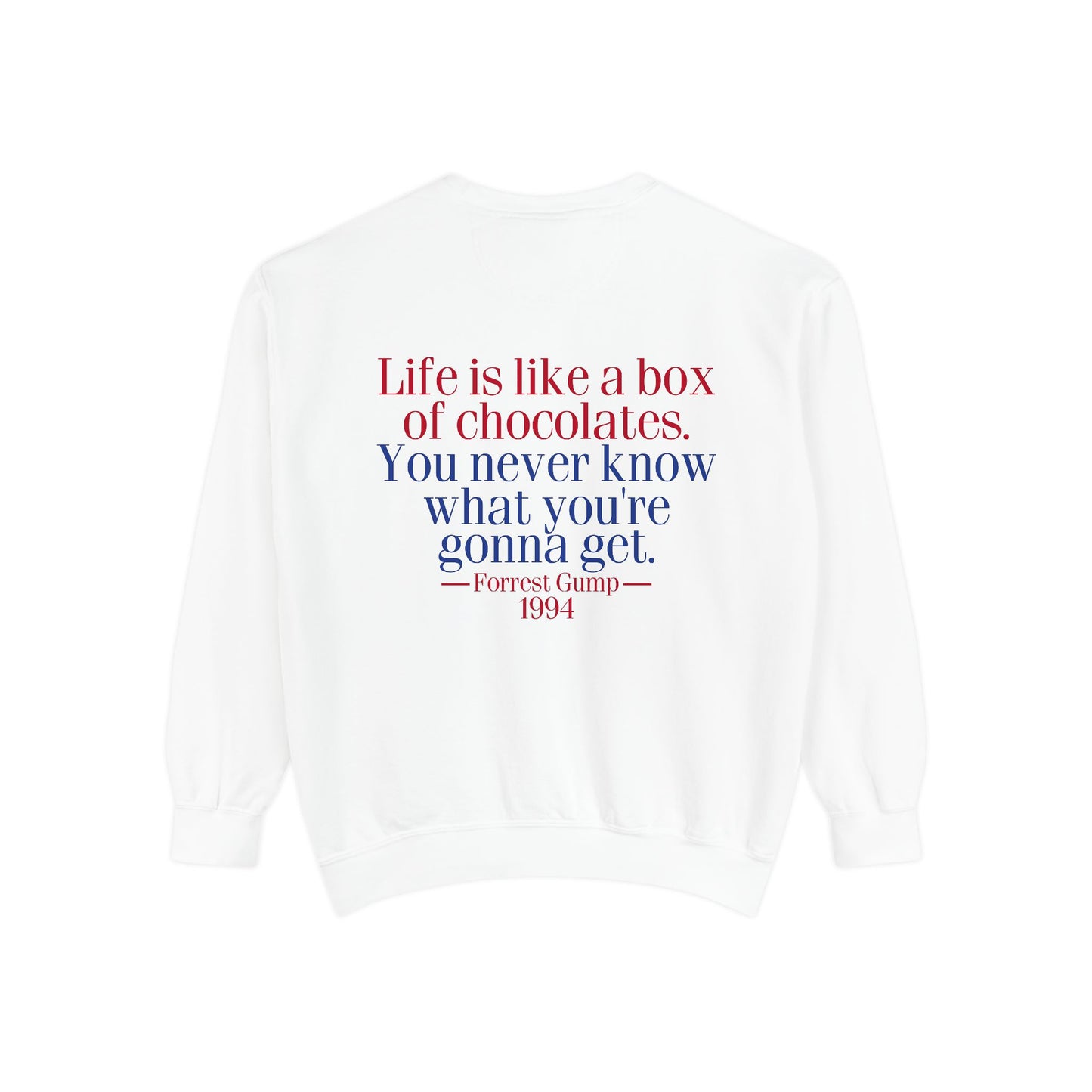 Oliver Outside Forrest Gump Parody Crewneck – Life is Bear-tiful